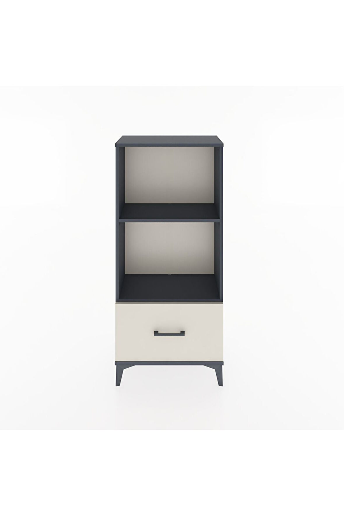 Hyperion Dolap 2 Raflı Tek Çekmeceli 60x44x134 Antrasit-Aytaşı