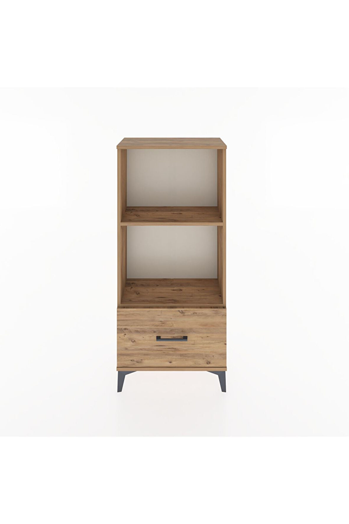 Hyperion Dolap 2 Raflı Tek Çekmeceli 60x44x134 Çam-Çam