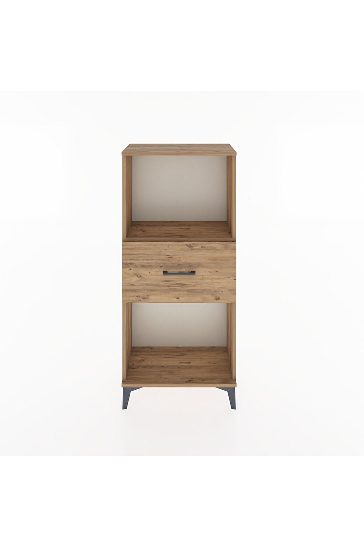 Hyperion Dolap Tek Raflı Tek Çekmeceli 60x44x134 Çam-Çam