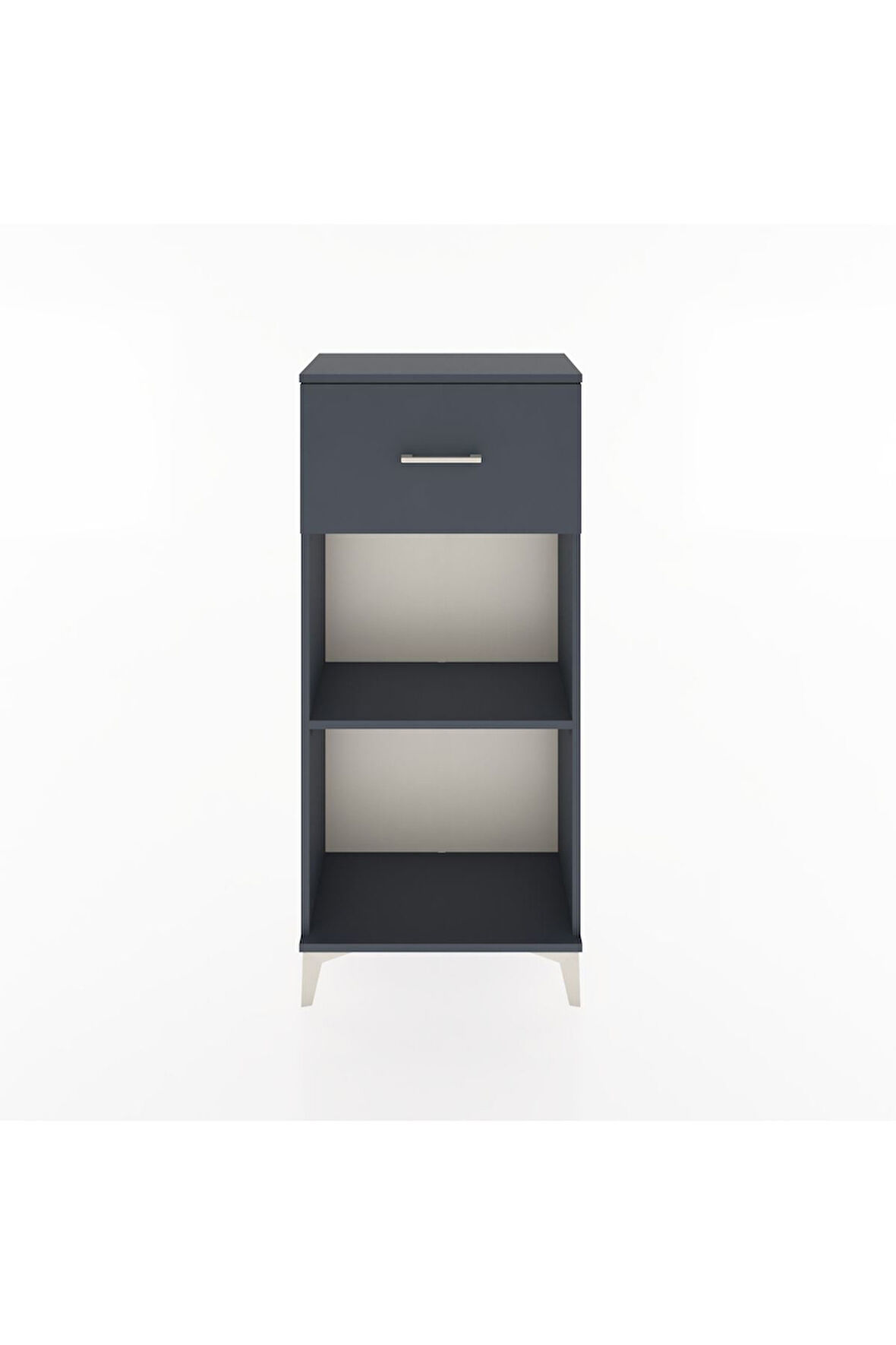 Hyperion Dolap Tek Raflı Tek Çekmeceli 60x44x134 Antrasit-Antrasit