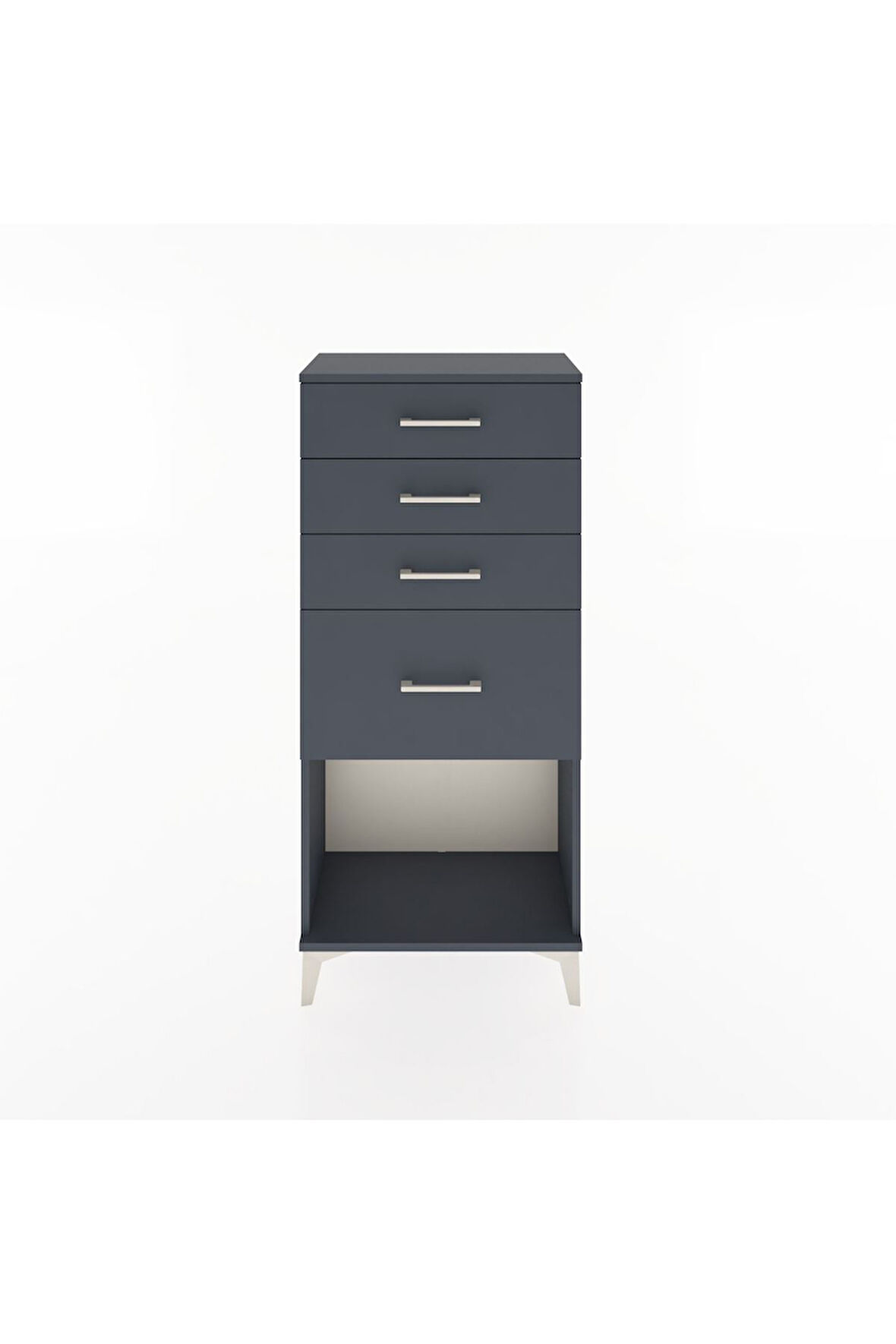 Hyperion Dolap 4 Çekmeceli 60x44x134 Antrasit-Antrasit