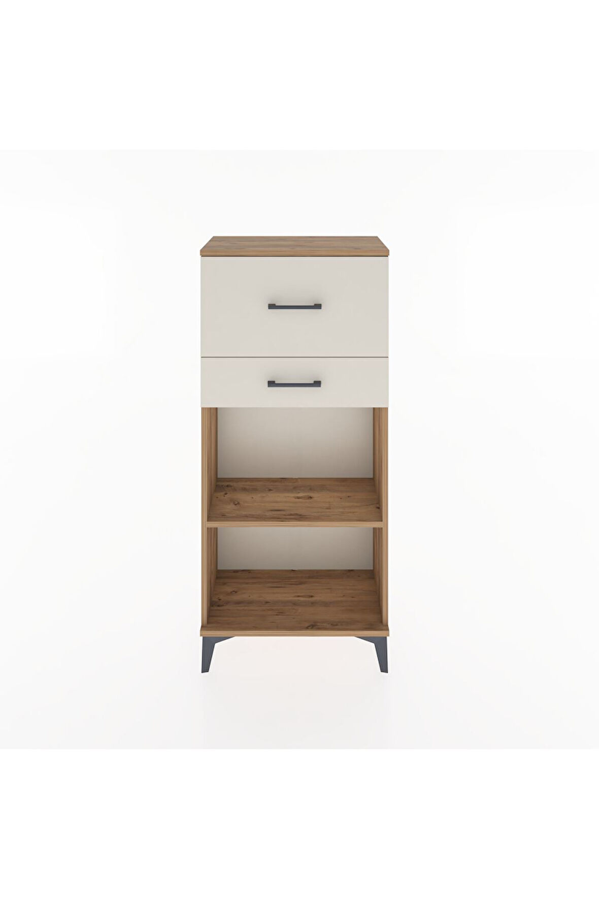 Hyperion Dolap Tek Raflı 2 Çekmeceli 60x44x134 Çam-Aytaşı