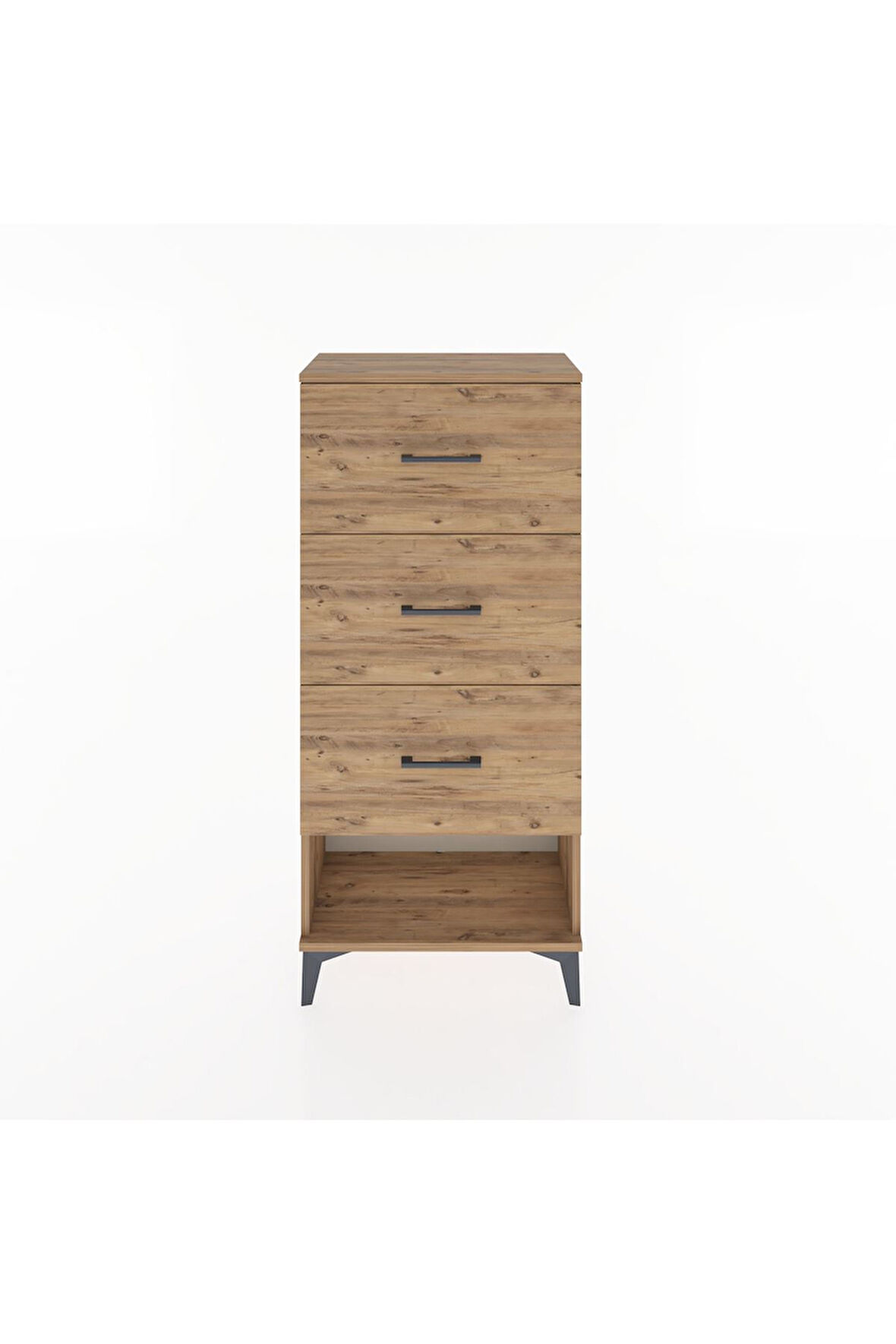 Hyperion Dolap 3 Çekmeceli 60x44x134 Çam-Çam