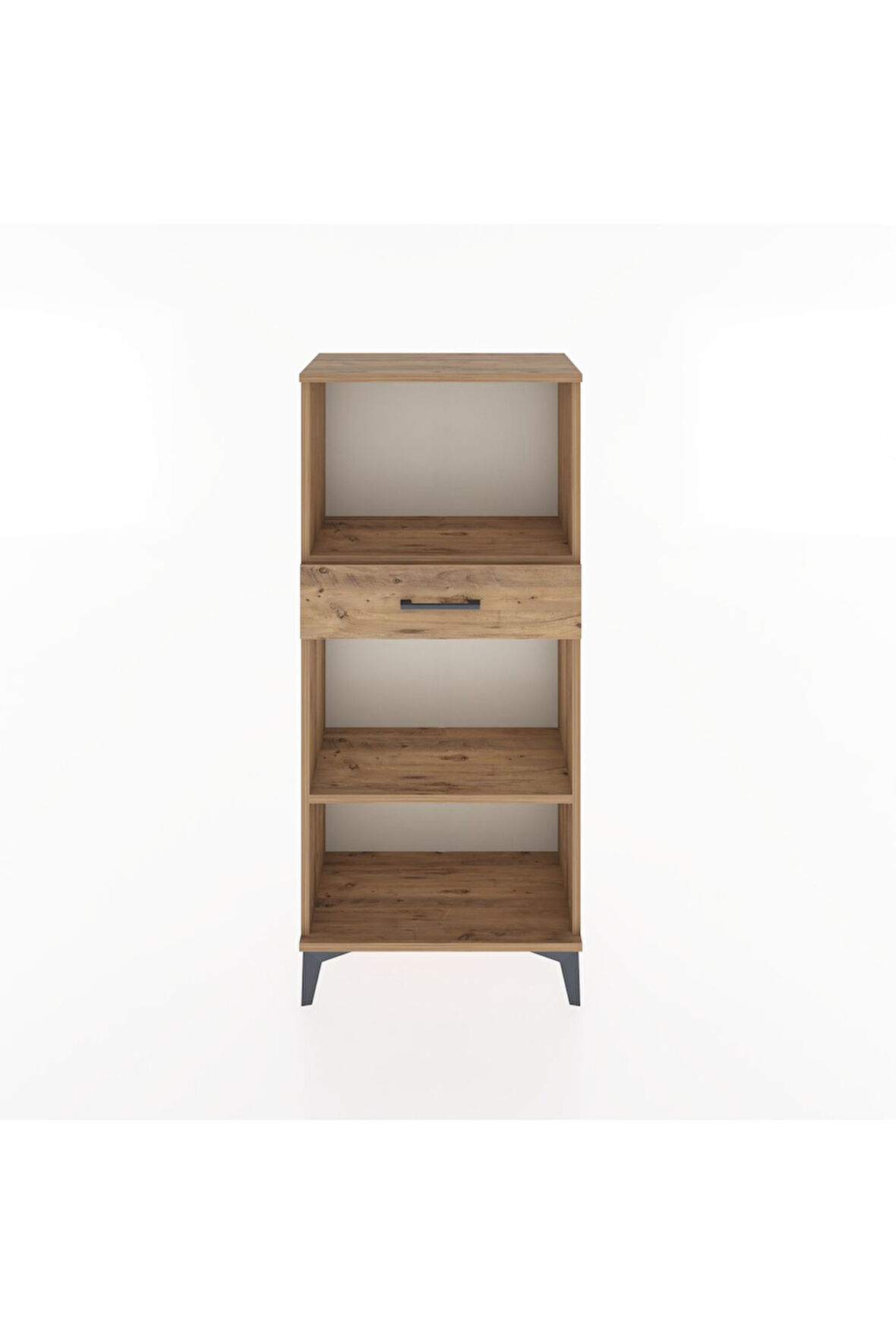 Hyperion Dolap 2 Raflı Tek Çekmeceli 60x44x134 Çam-Çam