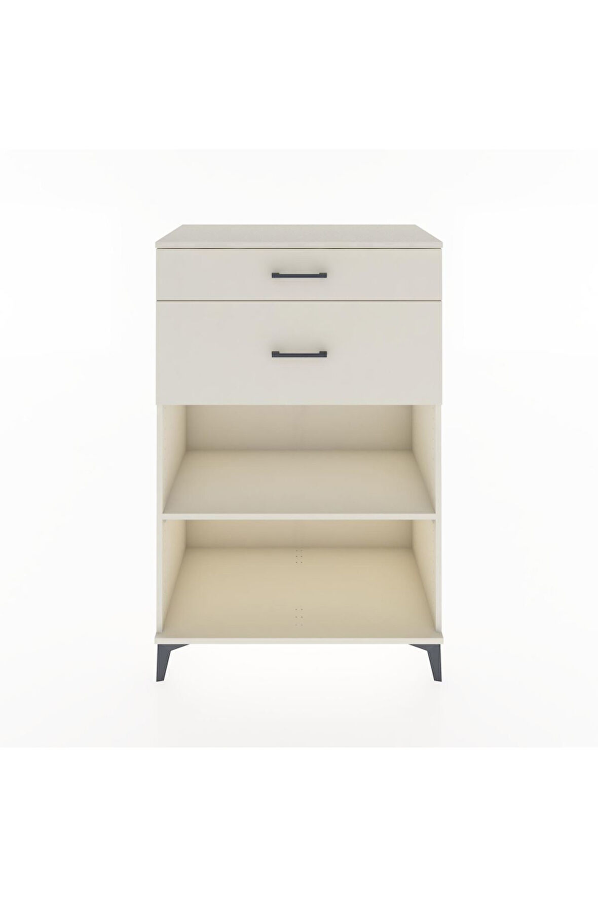 Hyperion Dolap Tek Raflı 2 Çekmeceli 88x44x134 Aytaşı-Aytaşı