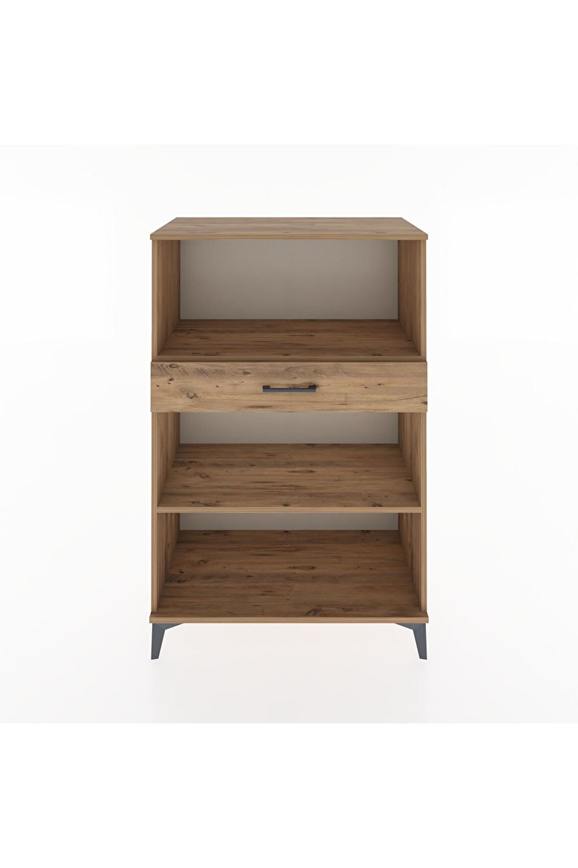 Hyperion Dolap 2 Raflı Tek Çekmeceli 88x44x134 Çam-Çam