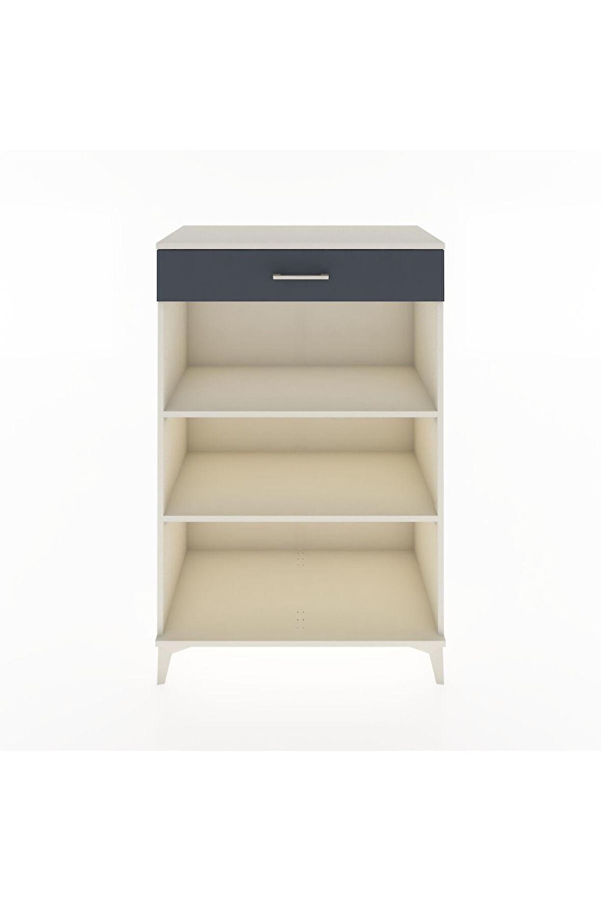 Hyperion Dolap 2 Raflı Tek Çekmeceli 88x44x134 Aytaşı-Antrasit