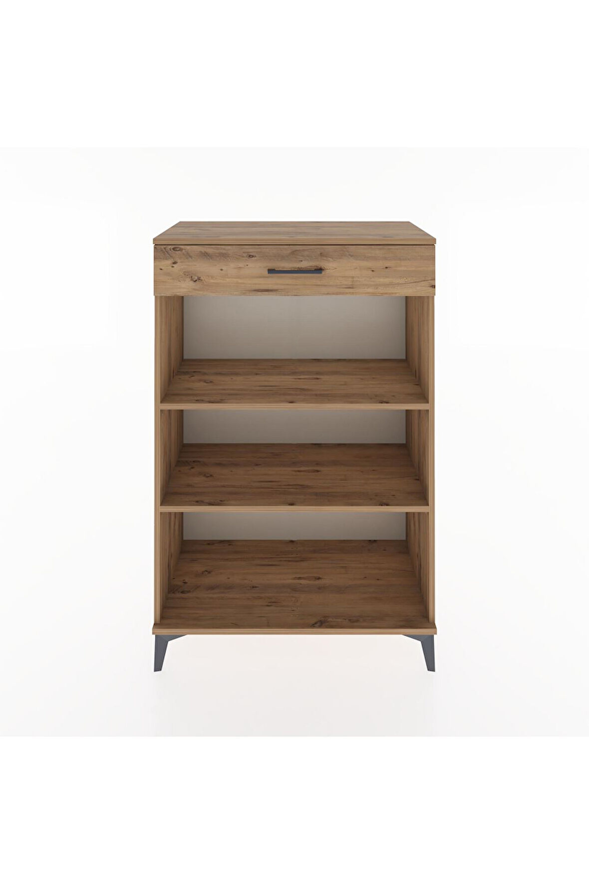 Hyperion Dolap 2 Raflı Tek Çekmeceli 88x44x134 Çam-Çam