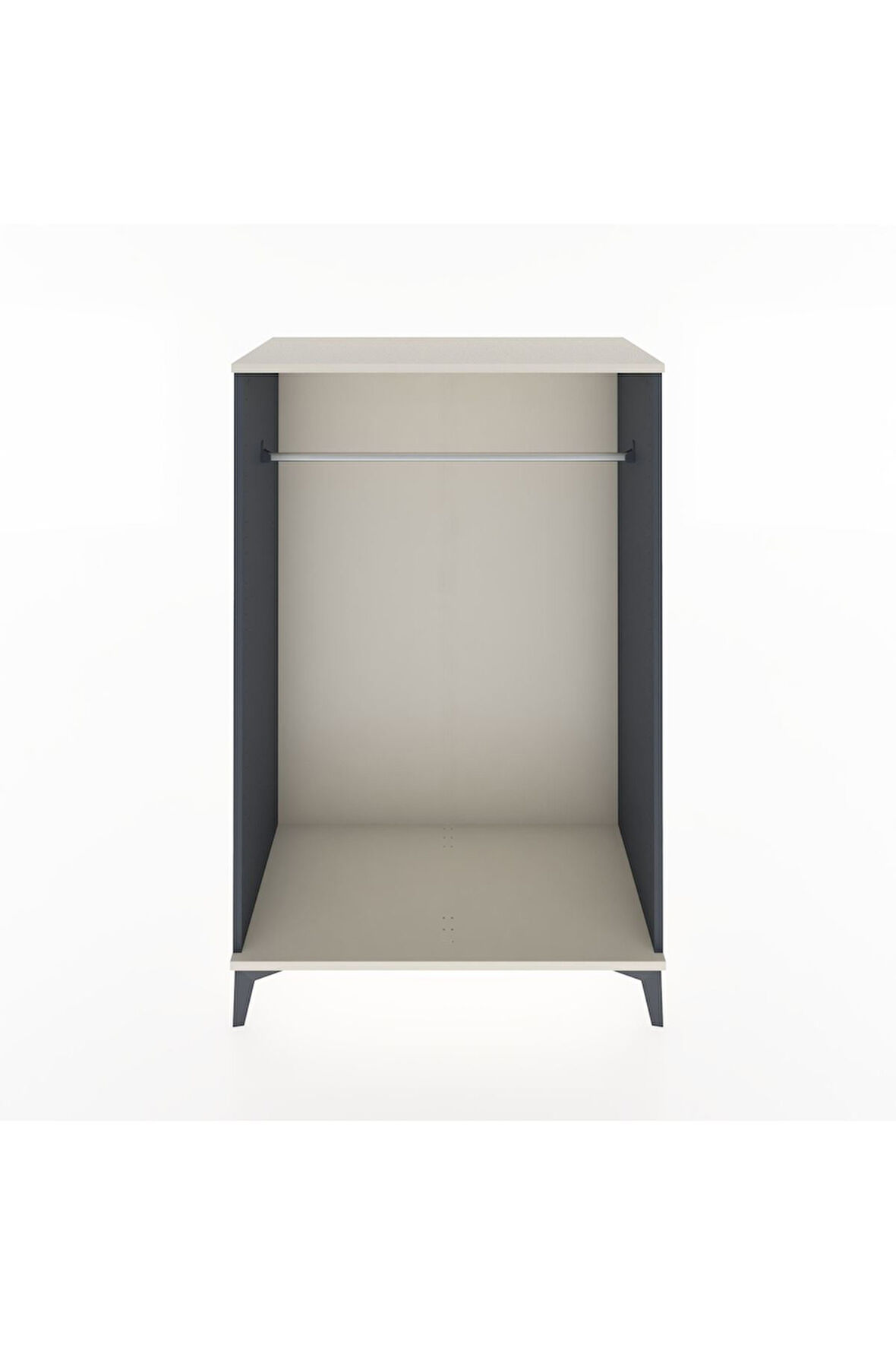 Hyperion Dolap Tek Askılı 88x44x134 Antrasit-Aytaşı
