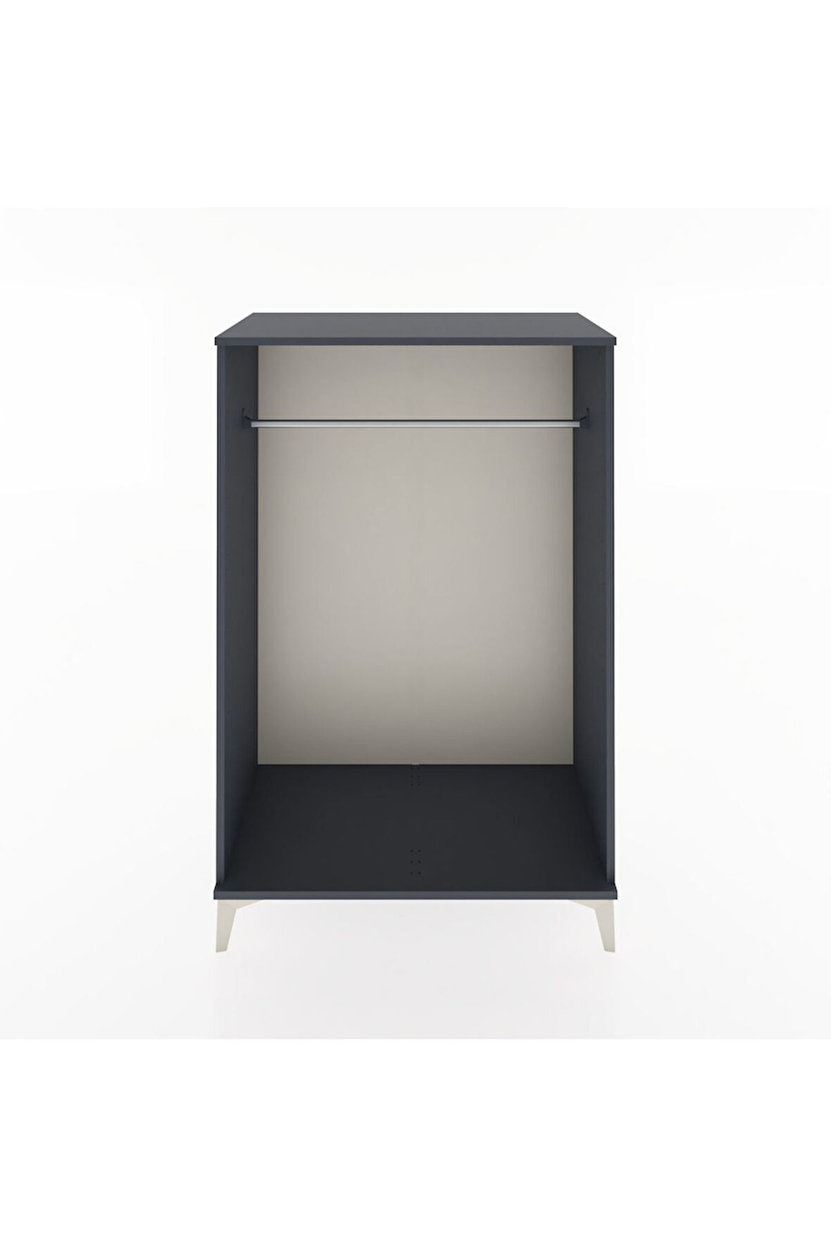 Hyperion Dolap Tek Askılı 88x44x134 Antrasit-Antrasit