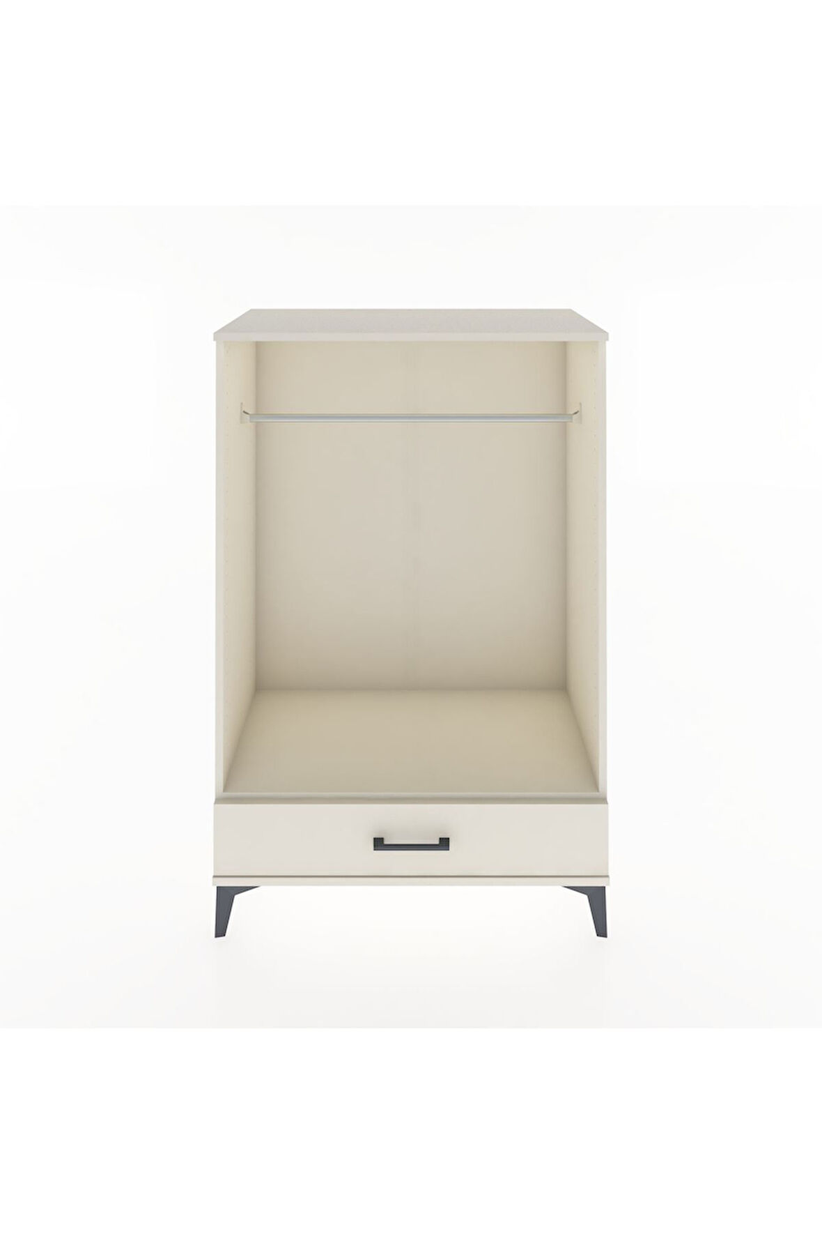 Hyperion Dolap Tek Raflı Tek Çekmeceli Tek Askılı 88x44x134 Aytaşı-Aytaşı