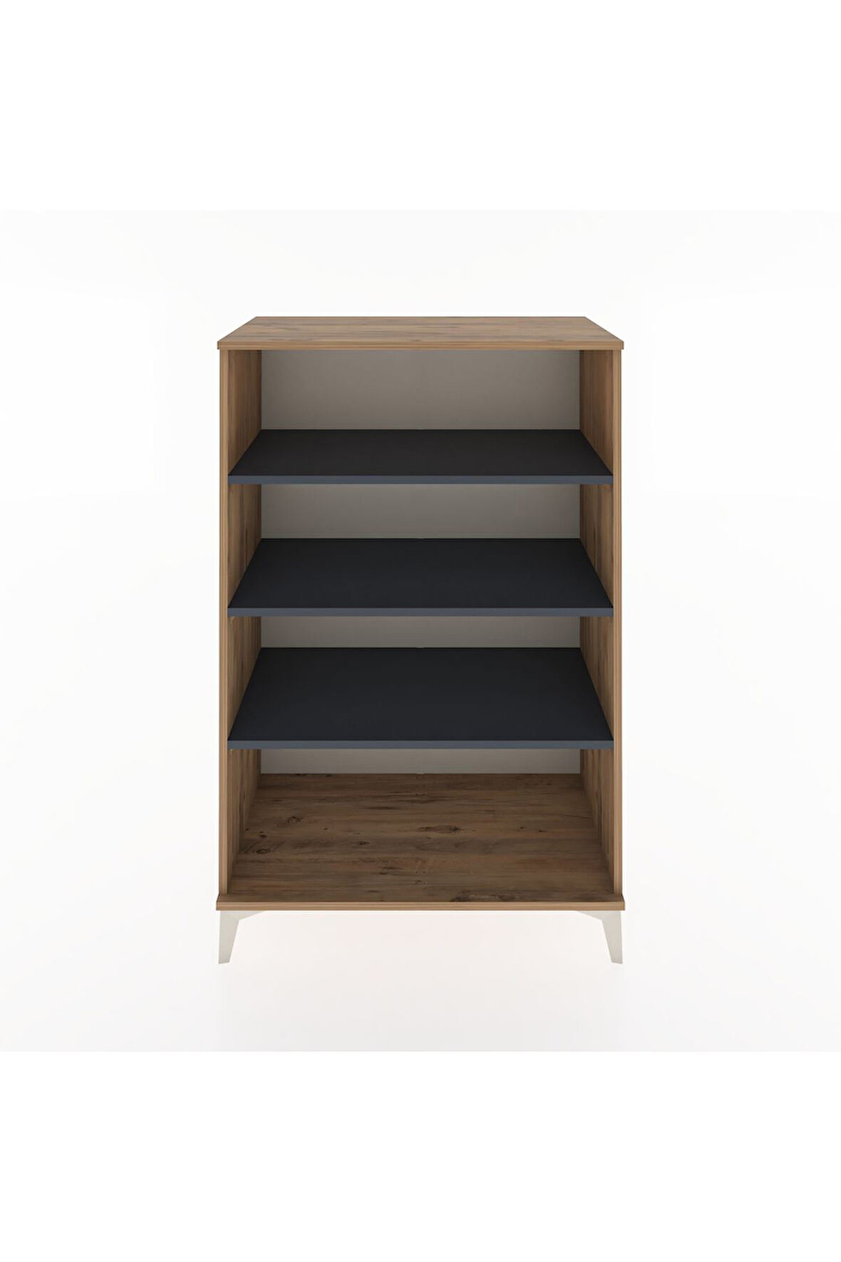 Hyperion Dolap 3 Raflı 88x44x134 Çam-Antrasit