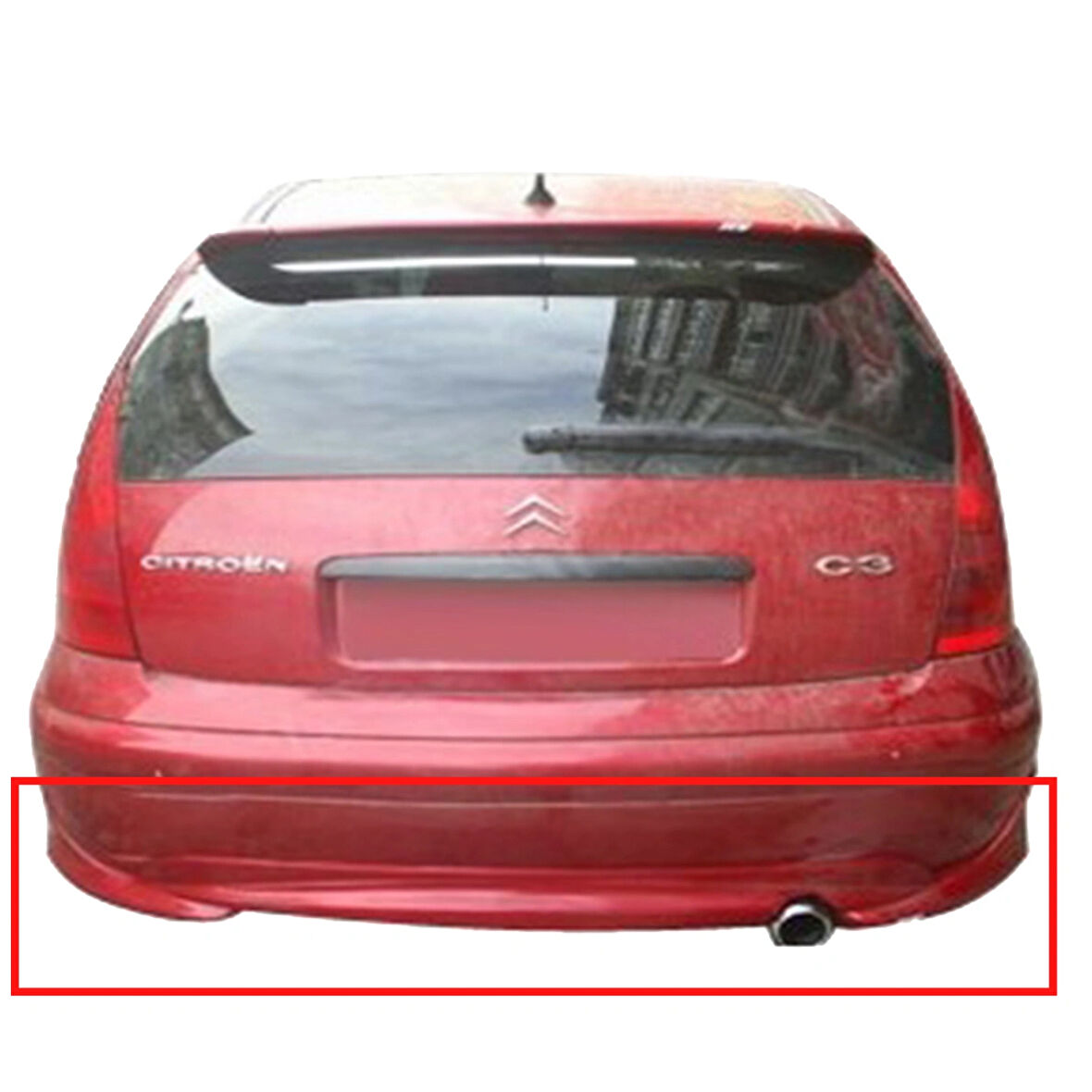 CİTROEN C3 ESKİ KASA ARKA TAMPON EKİ (( BOYASIZ ))