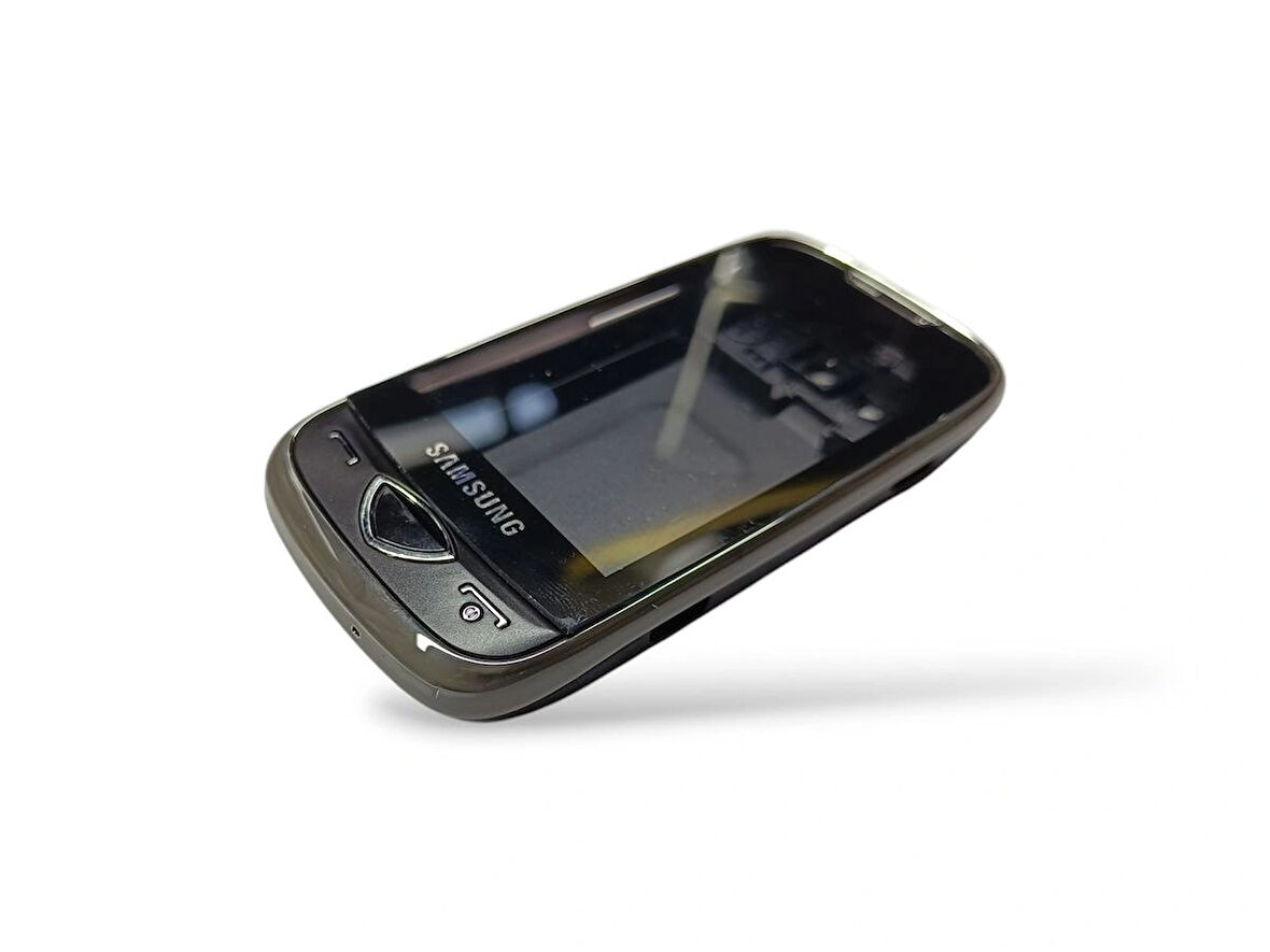 Samsung S5560 Kasa Samsung Galaxy S5560 Uyumlu Siyah Renk Orta Kasa Ön Arka Kapak Tuş Takımı