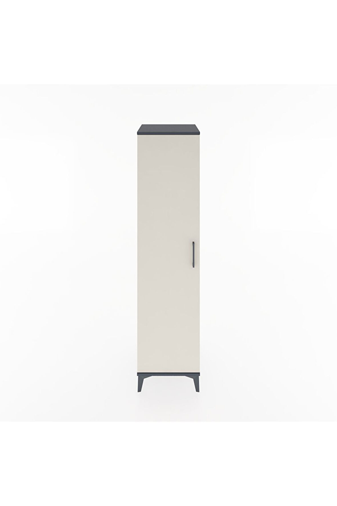 Hyperion Dolap 4 Raflı Tek Kapaklı 44x44x182 Antrasit-Aytaşı