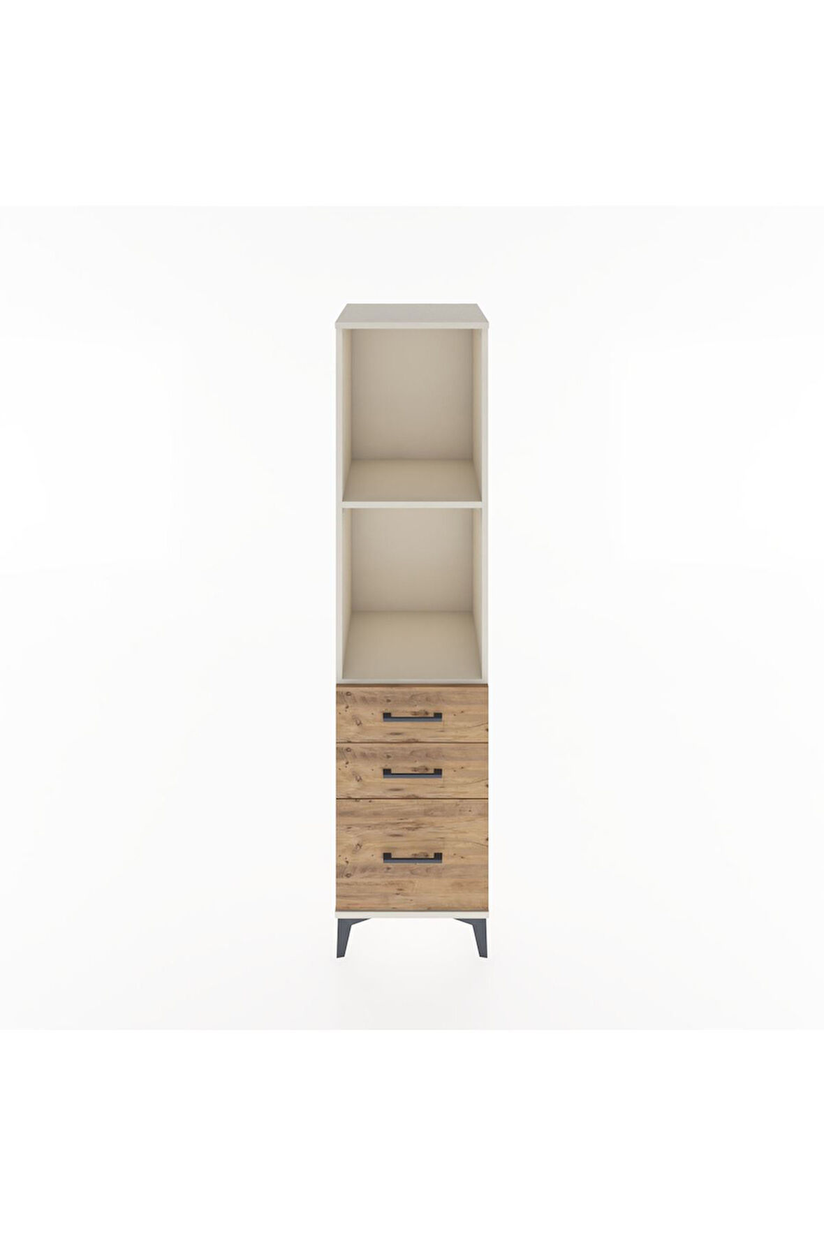 Hyperion Dolap 2 Raflı 3 Çekmeceli 44x44x182 Aytaşı-Çam
