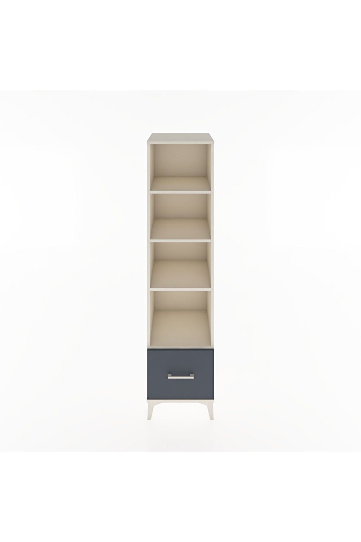 Hyperion Dolap 4 Raflı Tek Çekmeceli 44x44x182 Aytaşı-Antrasit