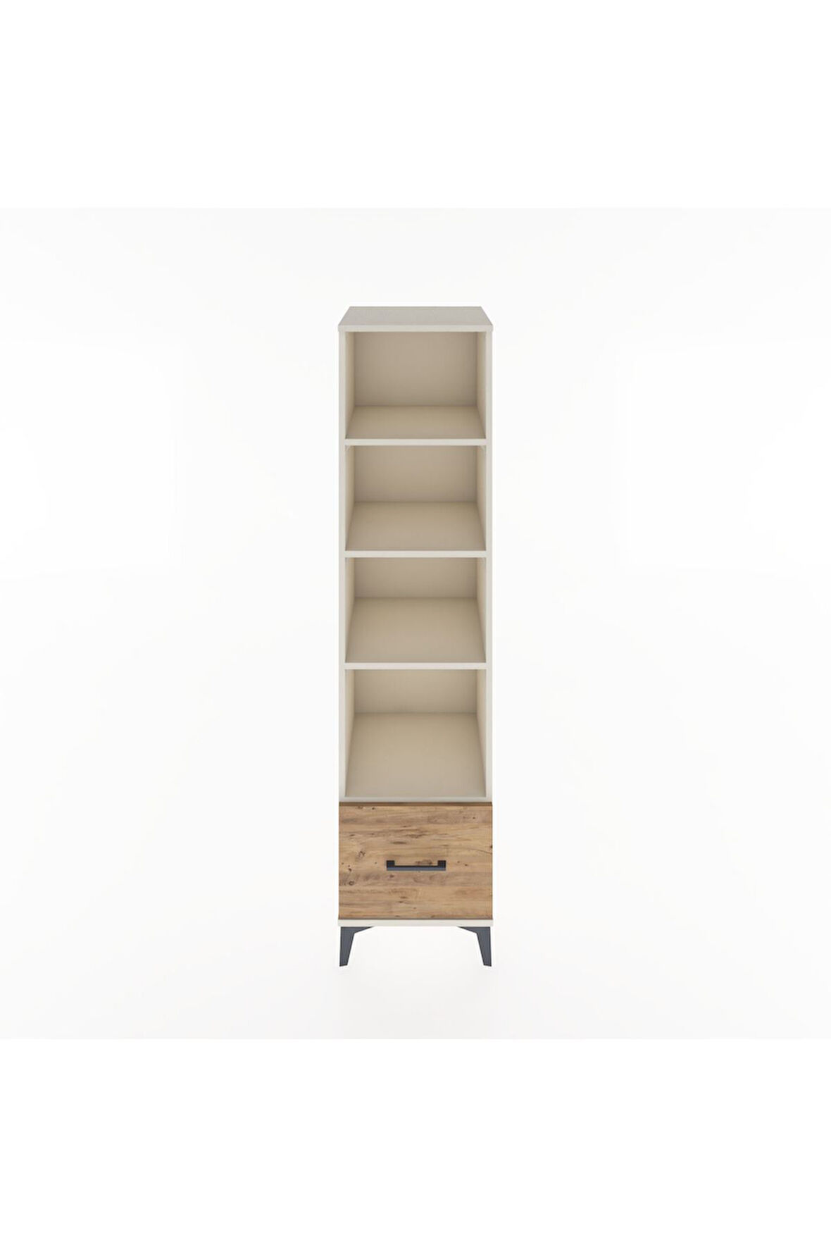 Hyperion Dolap 4 Raflı Tek Çekmeceli 44x44x182 Aytaşı-Çam