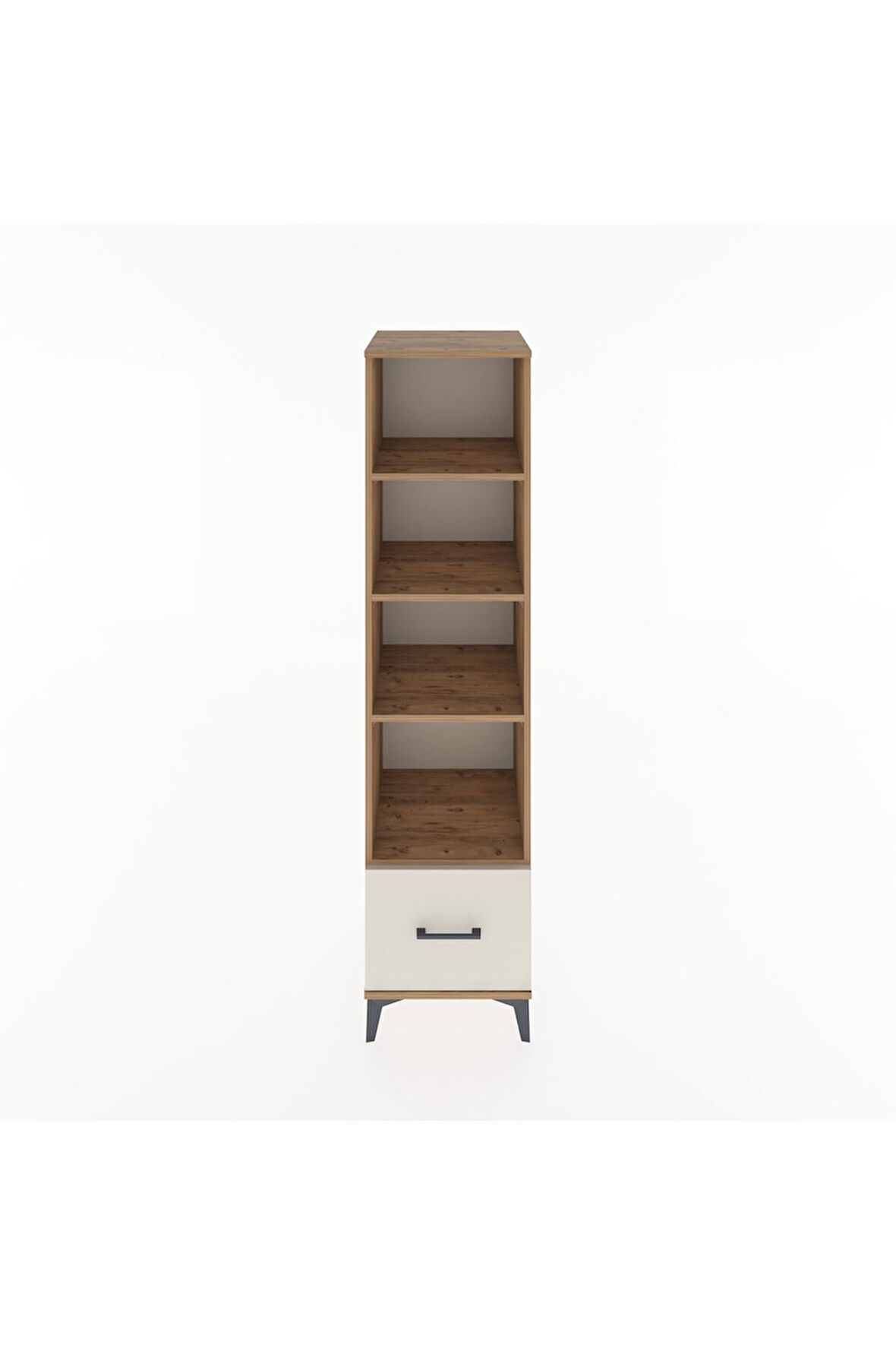 Hyperion Dolap 4 Raflı Tek Çekmeceli 44x44x182 Çam-Aytaşı