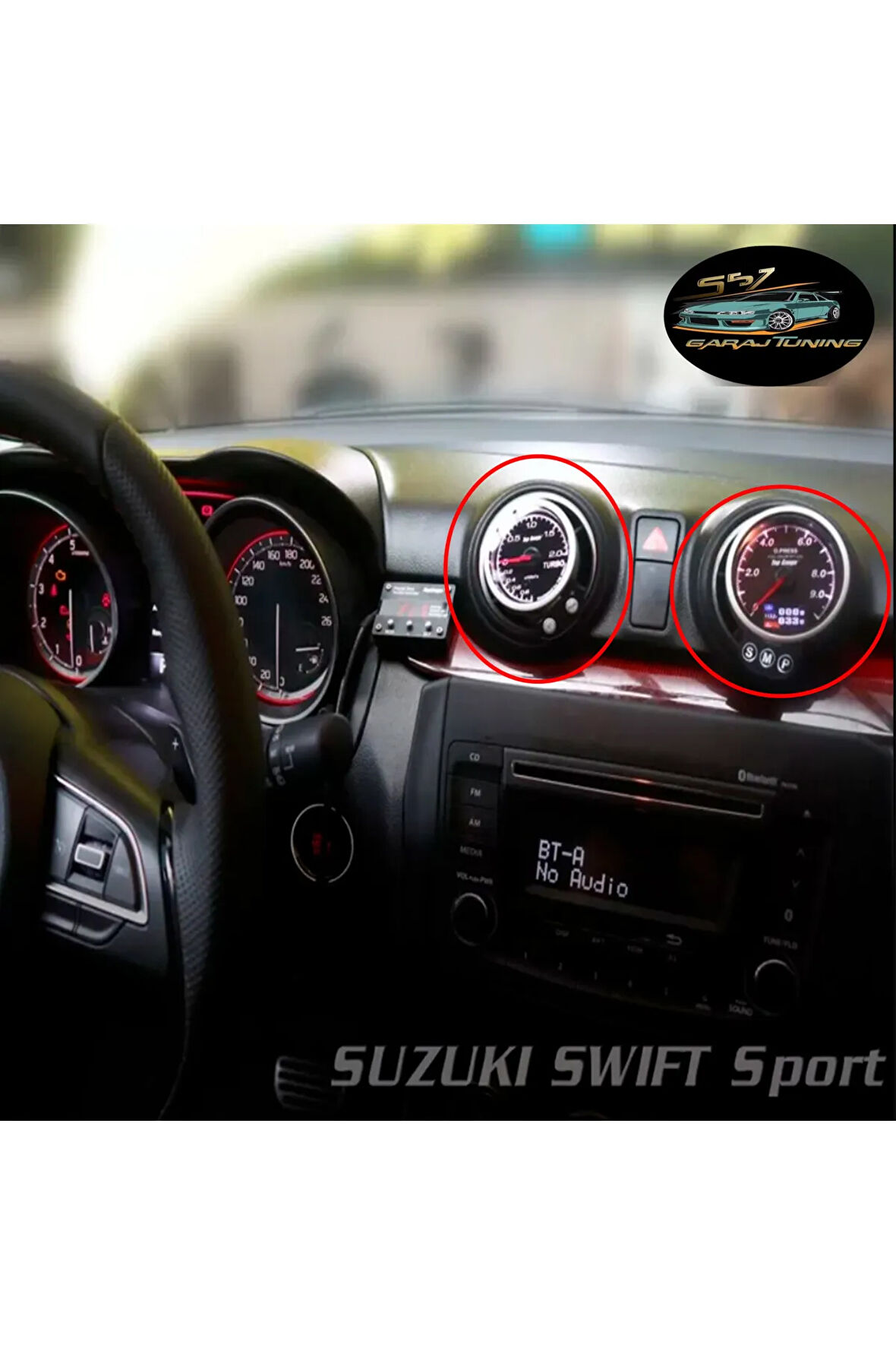 SUZUKİ SWİFT SPORT ZC33 HAVALANDIRMA İÇİN GÖSTERGE PODU ÇERÇEVESİ