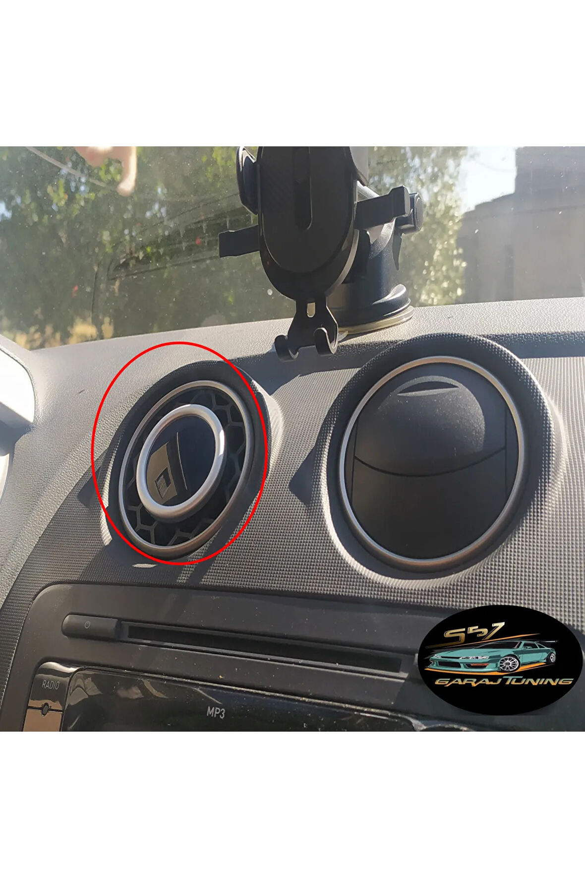 SEAT İBİZA MK4 6P HAVALANDIRMA İÇİN GÖSTERGE PODU ÇERÇEVESİ 52MM & 60MM