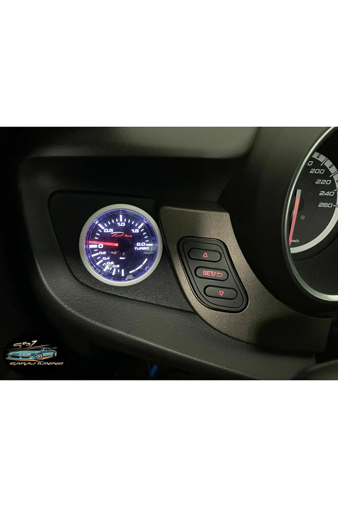 ALFA ROMEO GİULİETTA GÖSTERGE PODU ÇERÇEVESİ 52mm & 60mm ABS BASKI