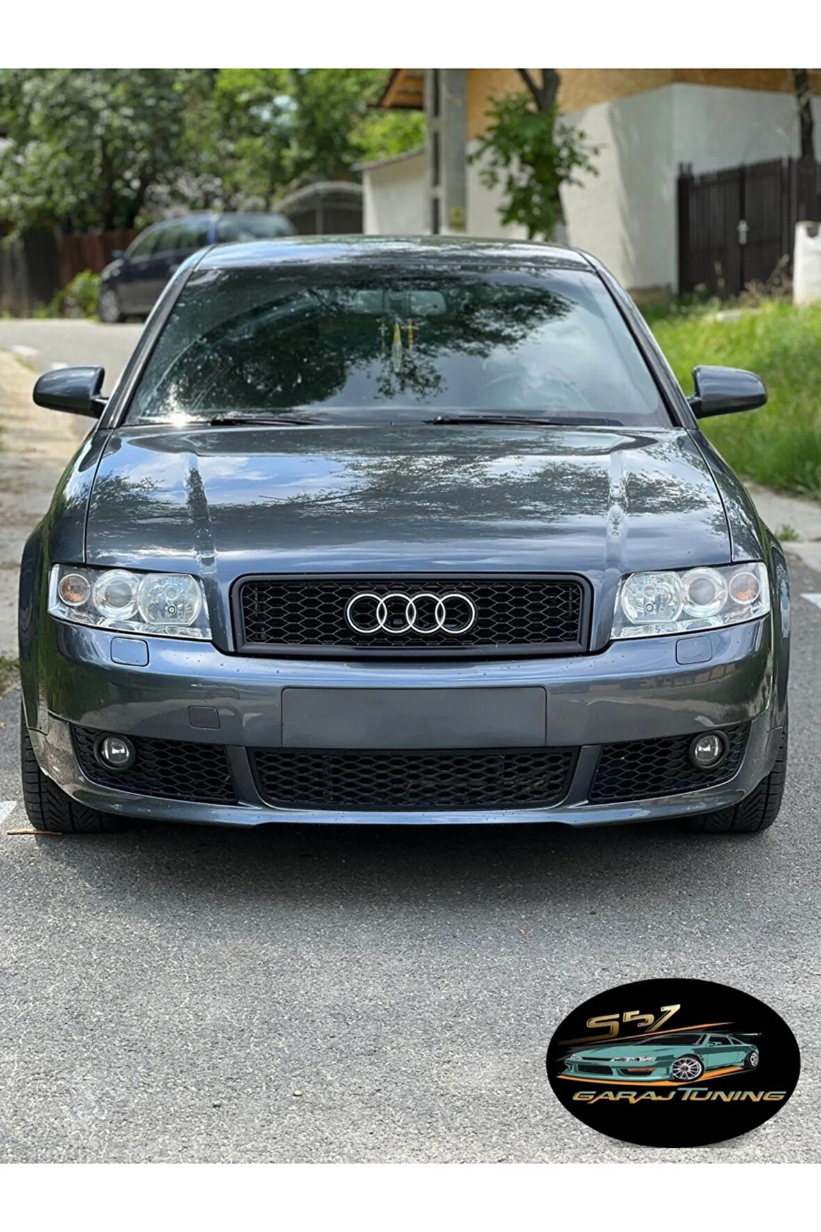AUDİ A4 B6 Uyumlu SLİNE USP TAMPON ORTA IZGARASI ABS BASKI