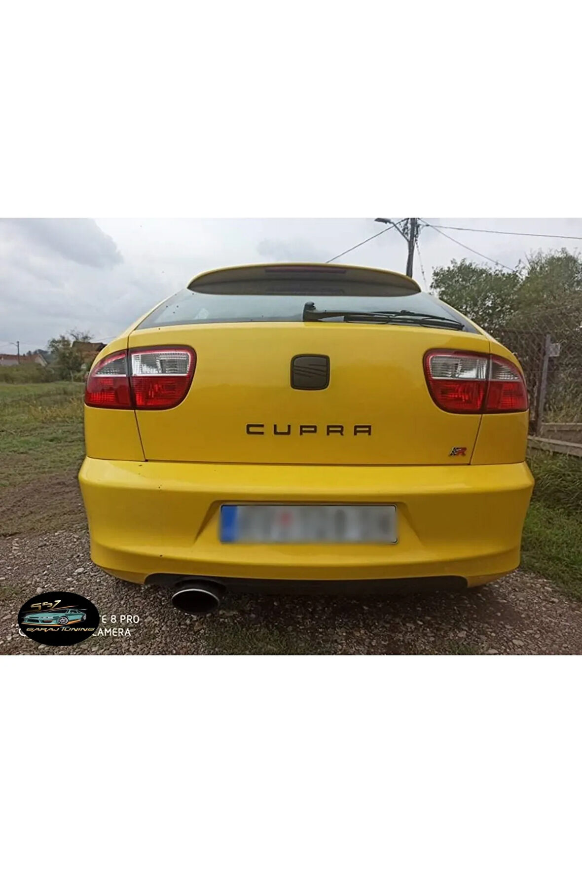 SEAT LEON (CUPRA) BAGAJ YAZISI MAT SİYAH ABS BASKI