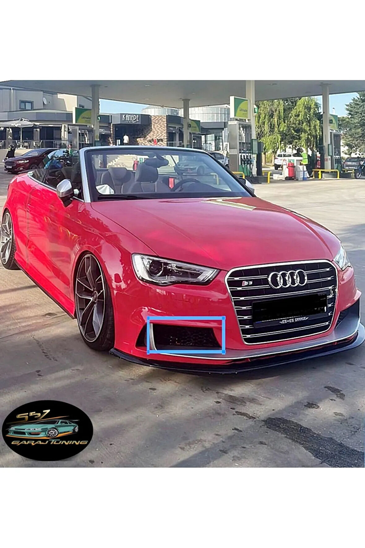 AUDİ A3 RS3 TAMPON SİS IZGARA ÇERÇEVESİ