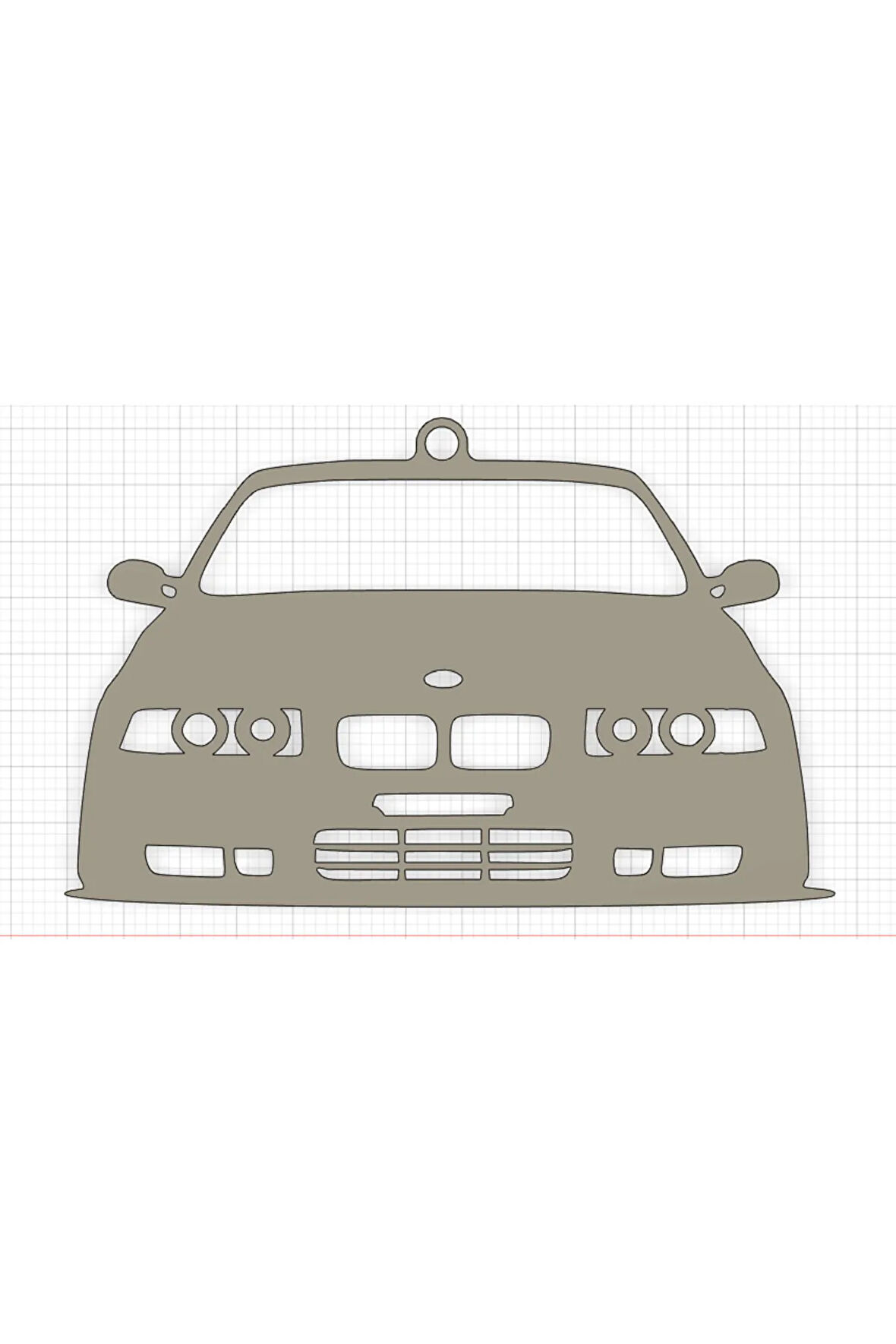 BMW E36 ANAHTARLIK 3D MODEL