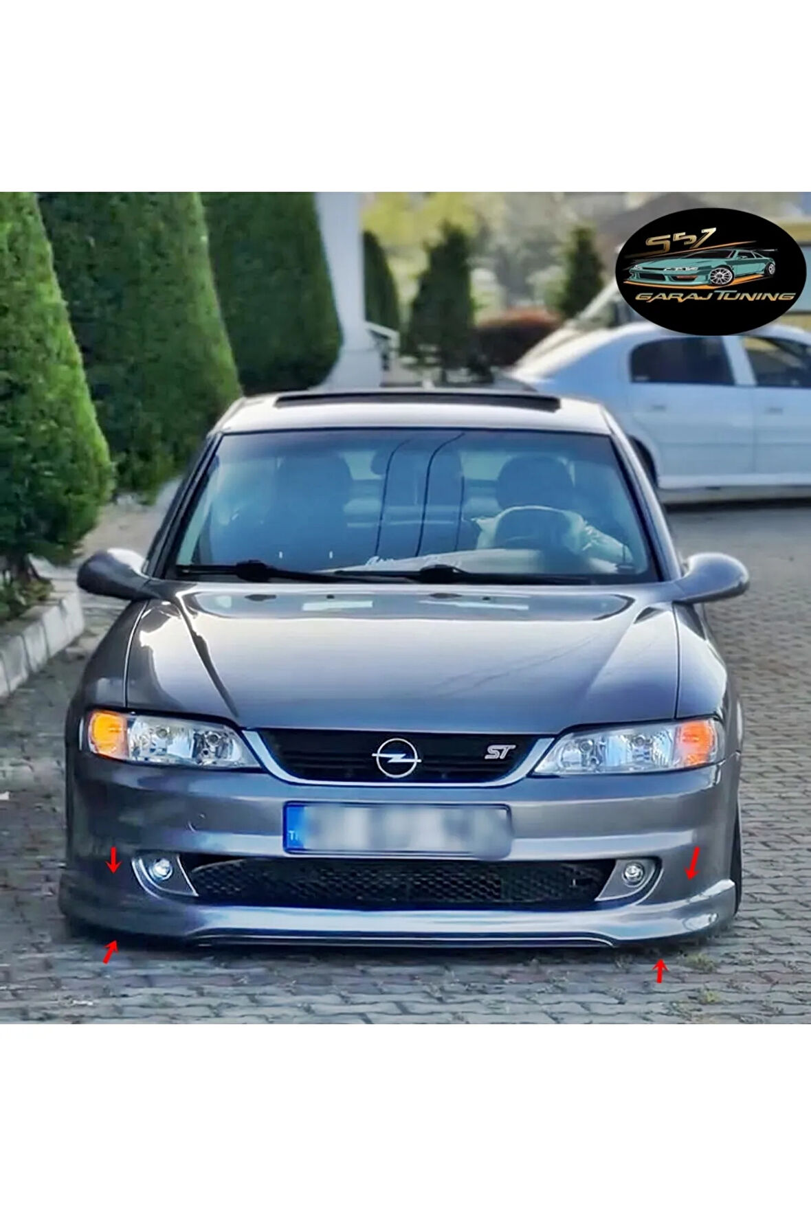 OPEL VECTRA B ZENDER TAMPON EKİ KARLIK FİBERGLASS BOYASIZ