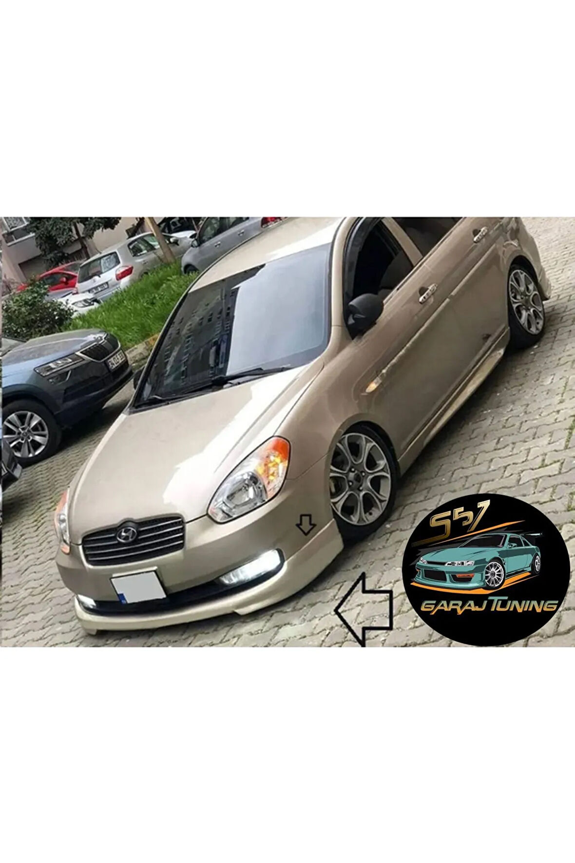 HYUNDAİ ACCENT ERA GTX ÖN TAMPON EKİ FİBERGLASS BOYASIZ