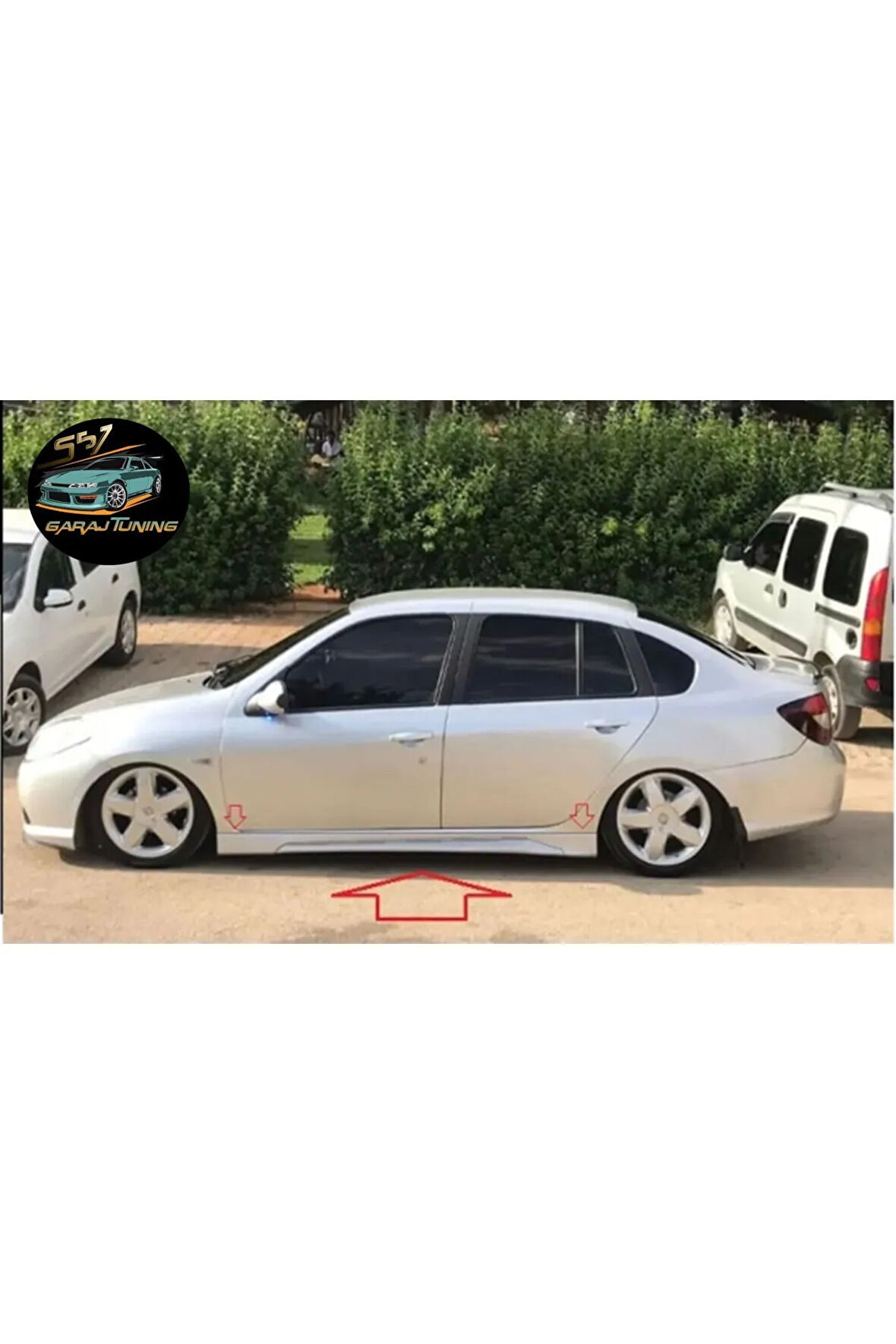 RENAULT CLİO-SYMBOL GT MARŞPİYEL SAĞ SOL TAKIM FİBERGLASS BOYASIZ