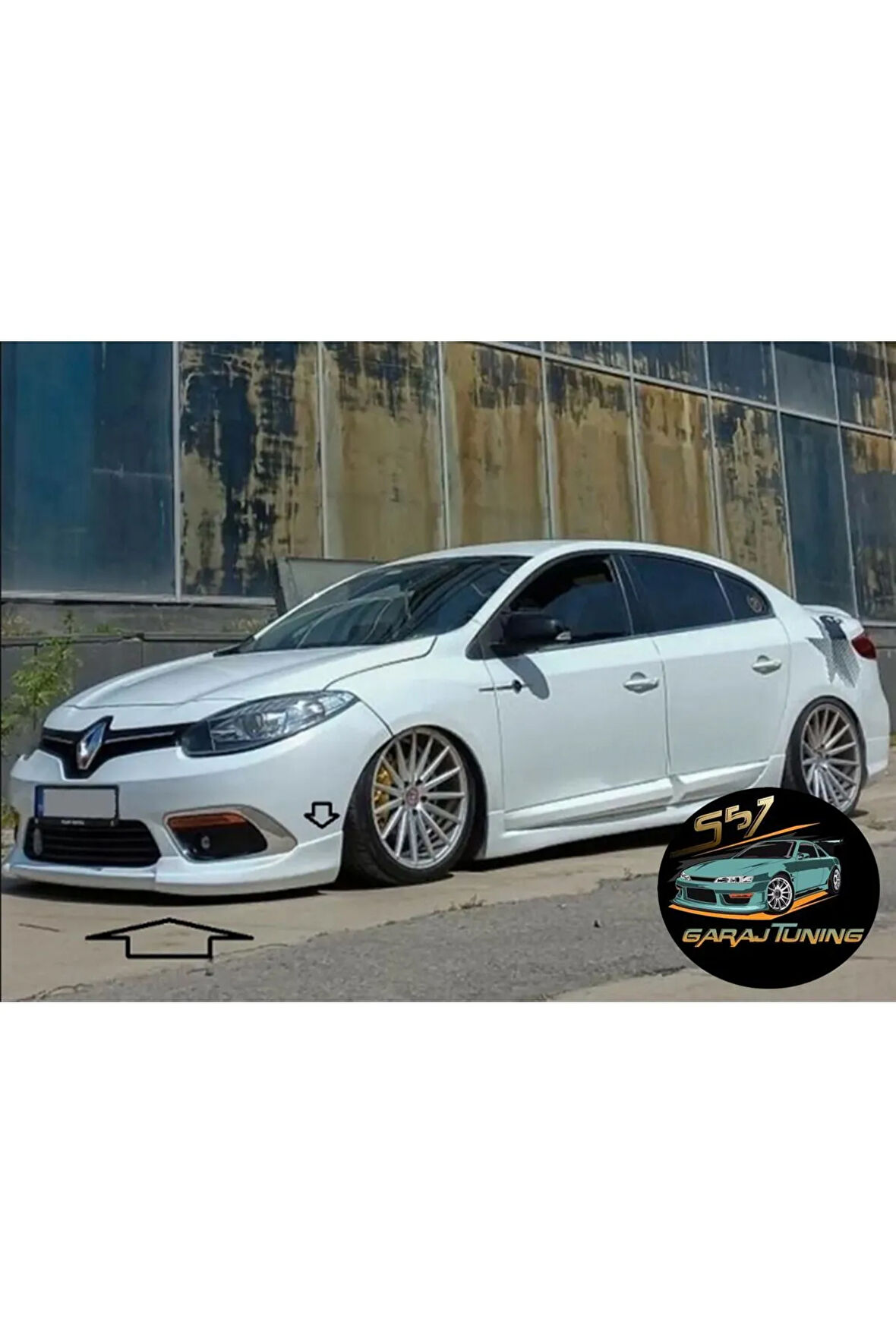 RENAULT FLUENCE MAKYAJLI KASA ÖN TAMPON EKİ FİBERGLASS BOYASIZ