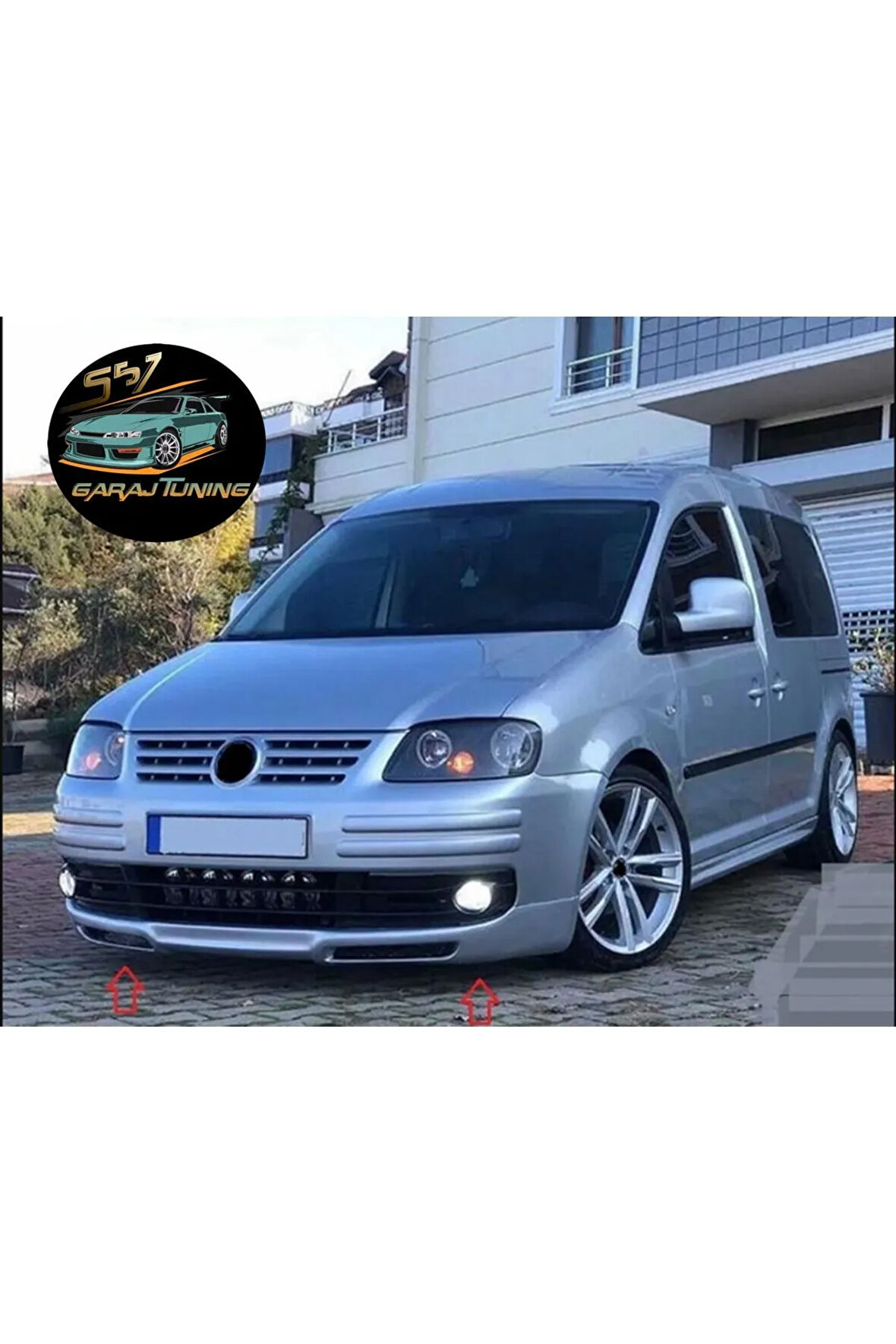 VOLKSWAGEN CADDY ÖN TAMPON EKİ (2006 ÜZERİ) FİBERGLASS BOYASIZ