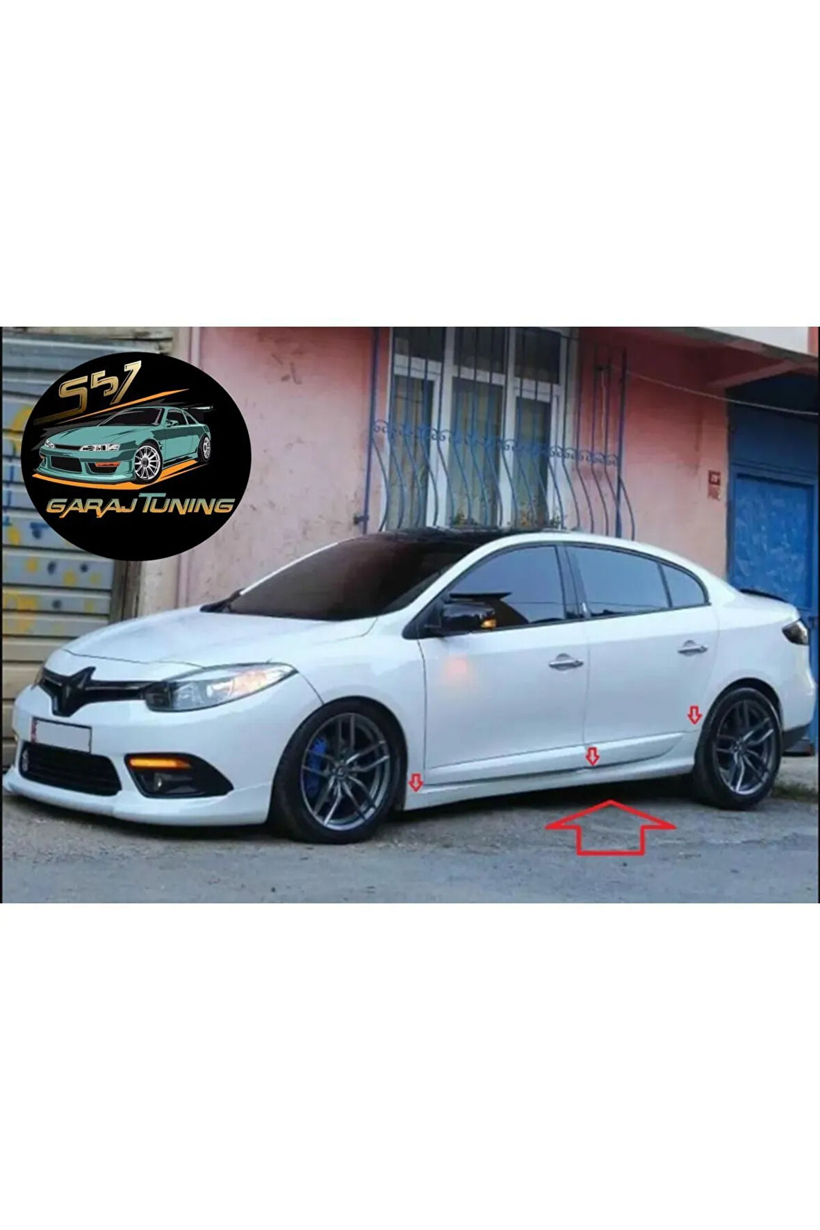 RENAULT FLUENCE RS MARŞPİYEL SAĞ SOL TAKIM FİBERGLASS BOYASIZ