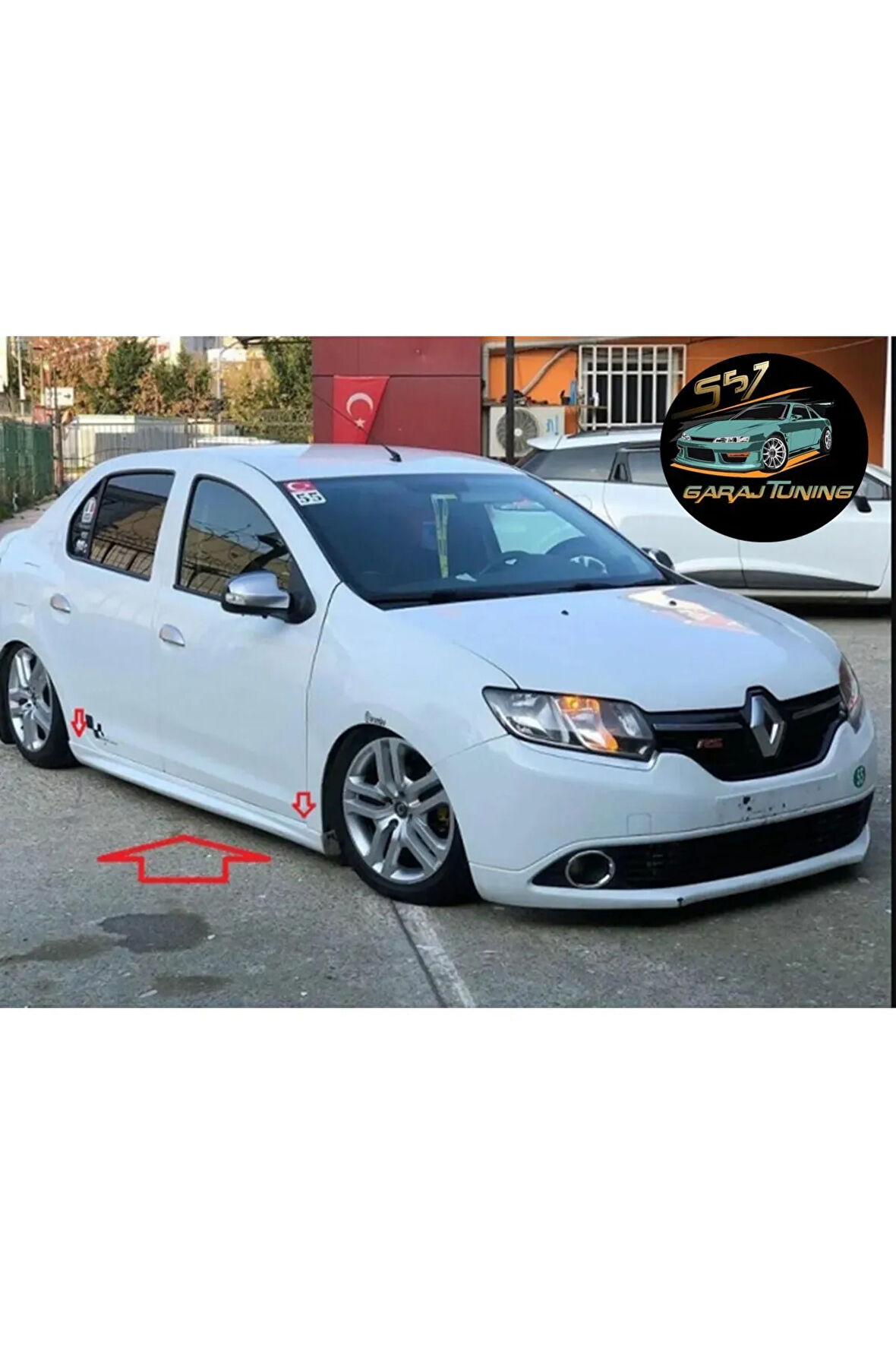 RENAULT YENİ SYMBOL R MARŞPİYEL SAĞ SOL TAKIM FİBERGLASS BOYASIZ