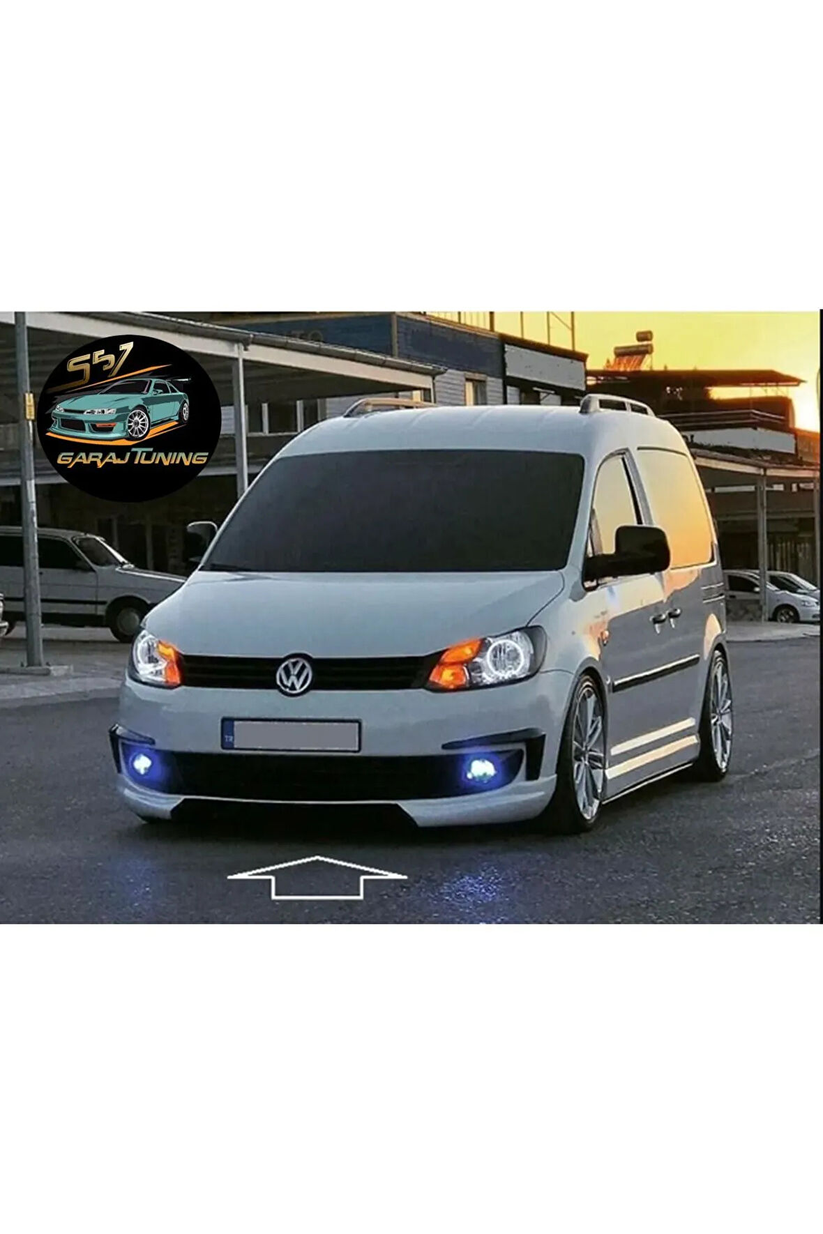 VOLKSWAGEN CADDY ÖN TAMPON EKİ (2012-2014) FİBERGLASS BOYASIZ
