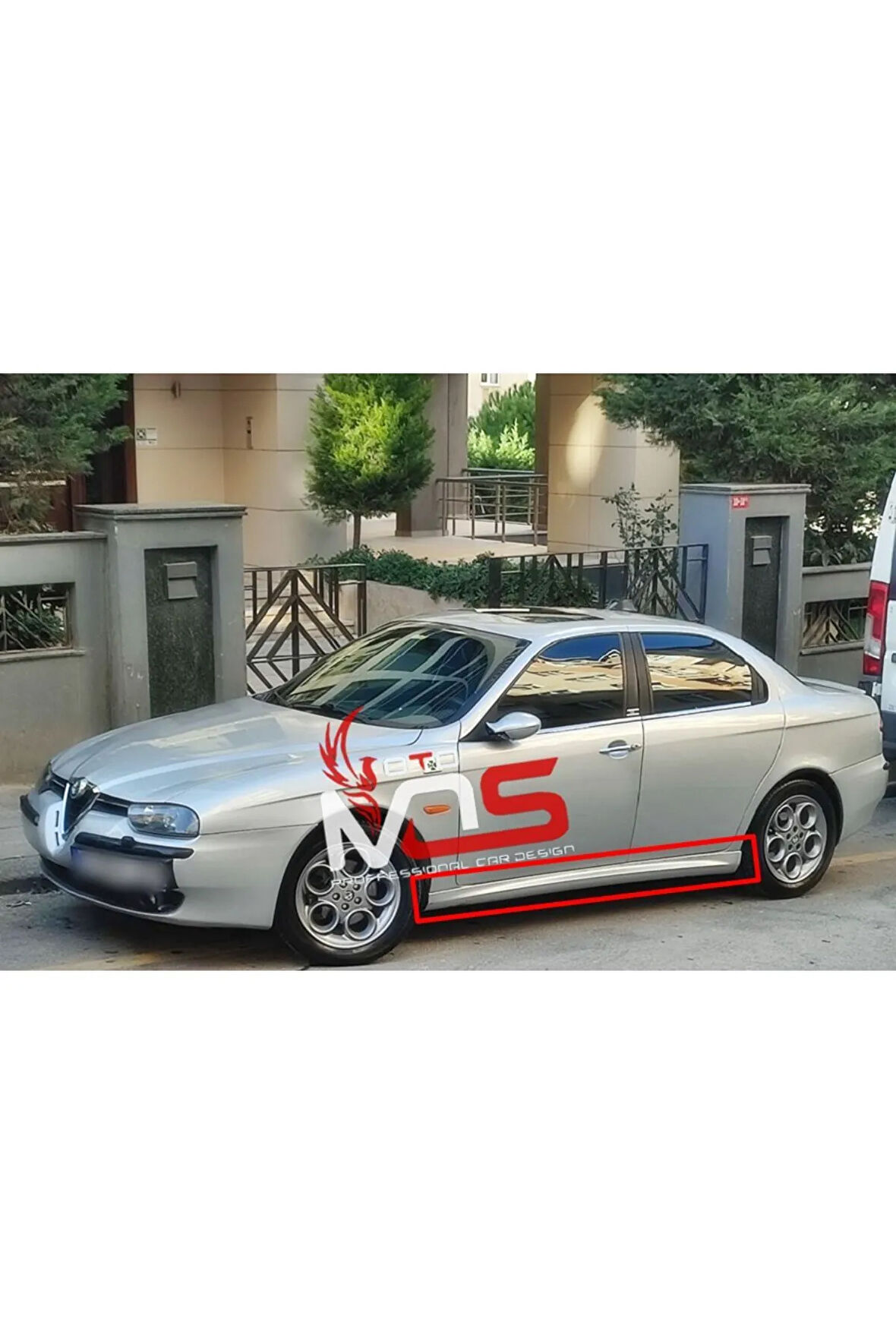 ALFA 156 R MARŞPİYEL SAĞ SOL TAKIM FİBERGLASS BOYASIZ