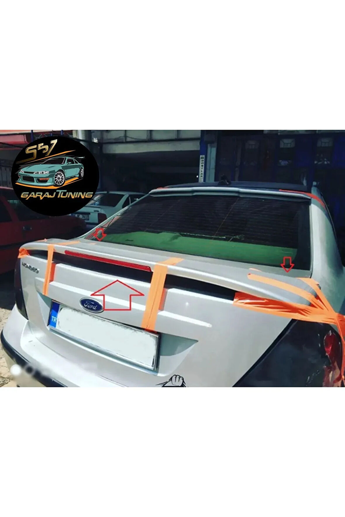 FORD MONDEO MK3 BAGAJ SPOYLER FİBERGLASS BOYASIZ