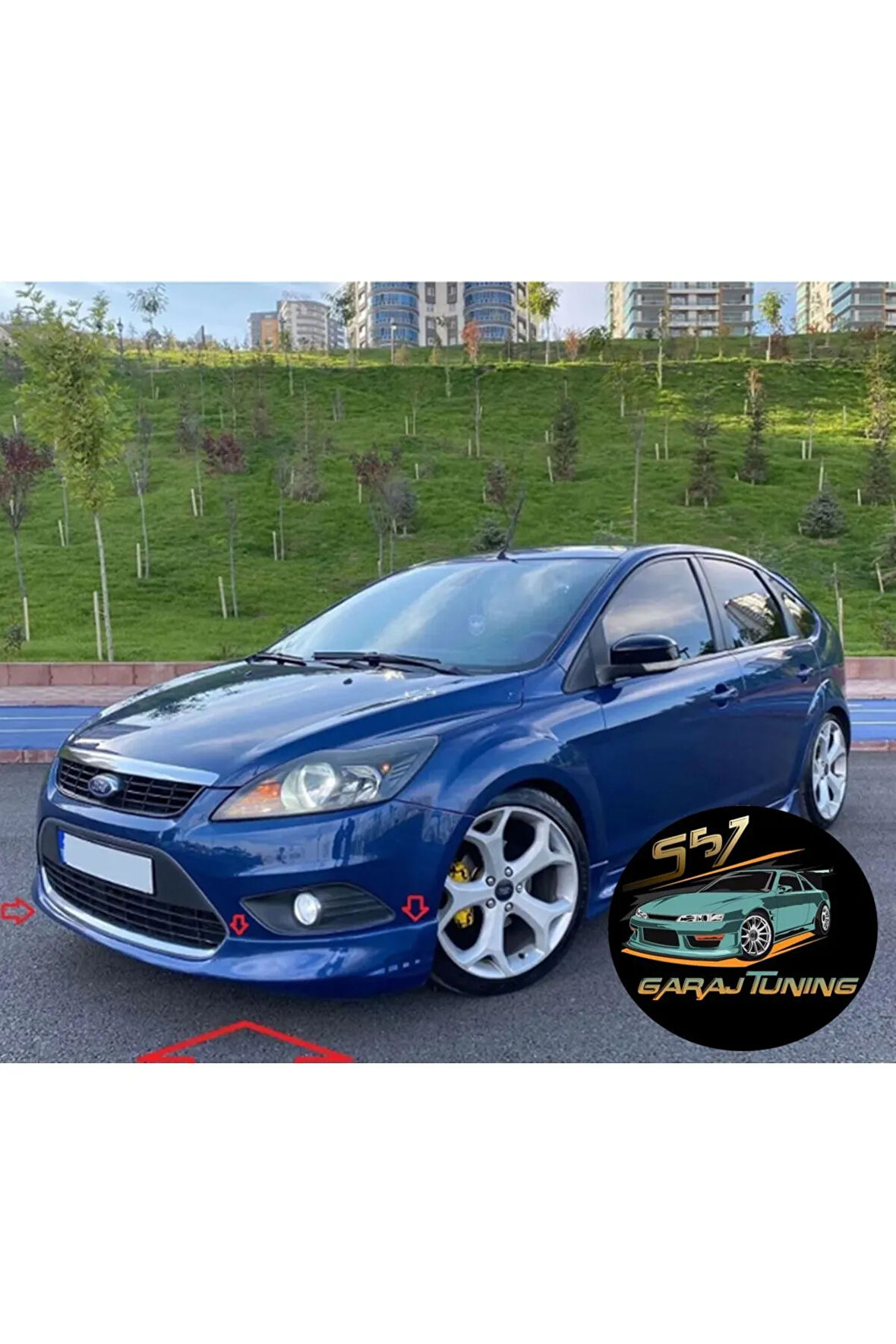 FORD FOCUS 2.5 ST ÖN TAMPON EKİ FİBERGLASS BOYASIZ