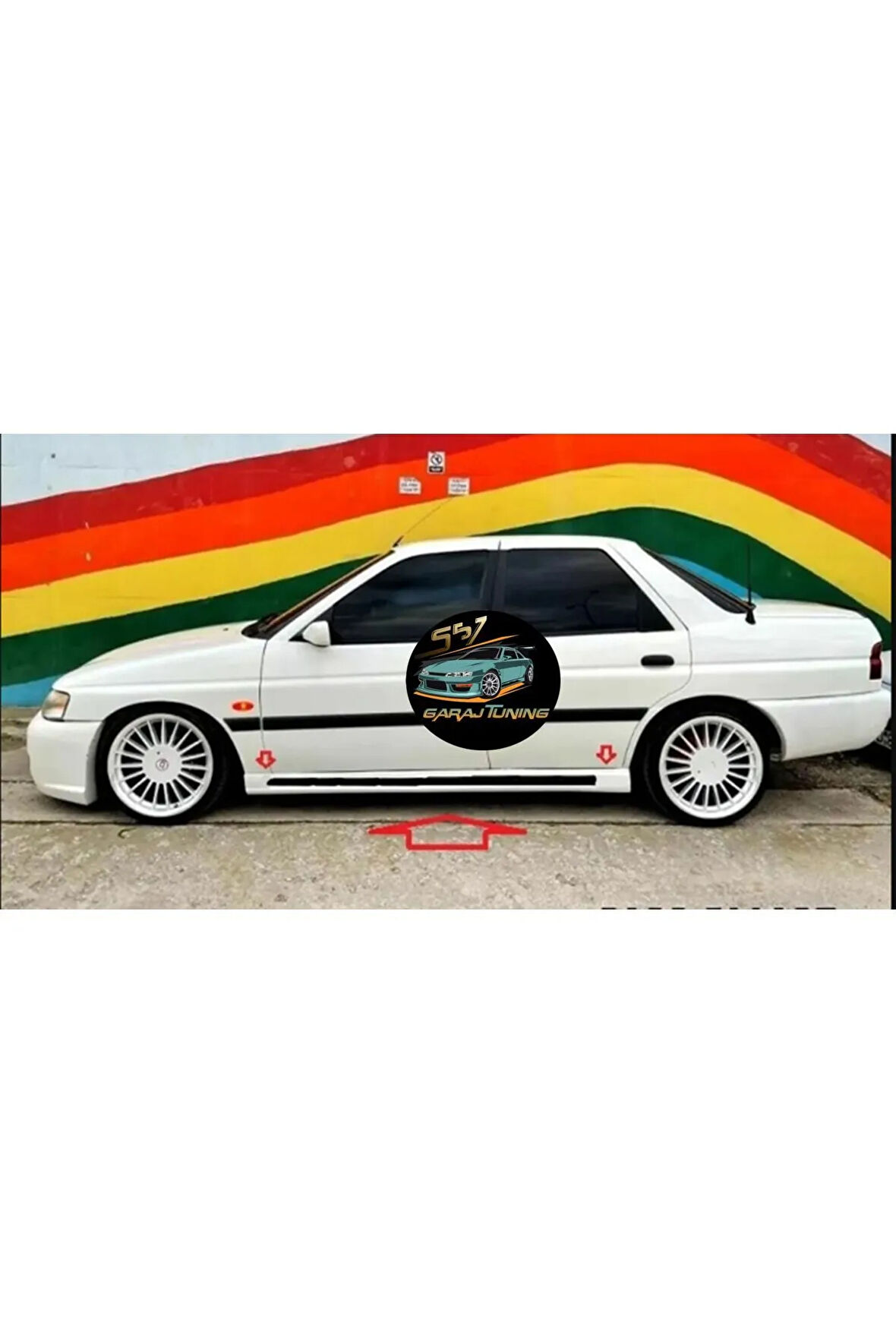 FORD ESCORT RİEGER MARŞPİYEL SAĞ SOL TAKIM FİBERGLASS BOYASIZ