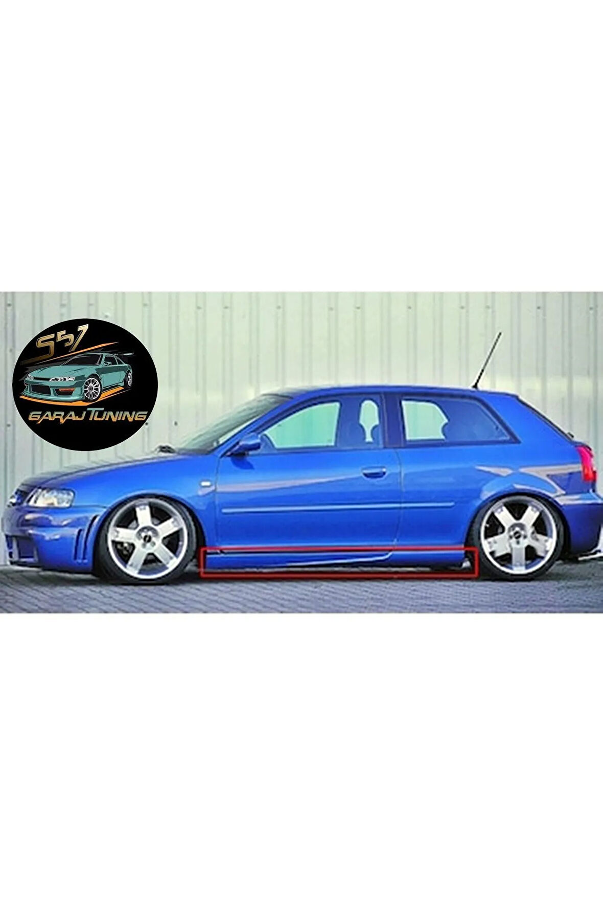 AUDİ A3 HB ZENDER MARŞPİYEL (1998-2003) SAĞ SOL TAKIM FİBERGLASS BOYASIZ