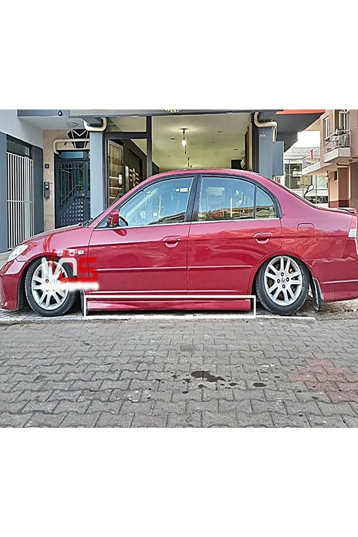 HONDA CİVİC VTEC2 MARŞPİYEL SAĞ SOL TAKIM FİBERGLASS BOYASIZ Uyumlu