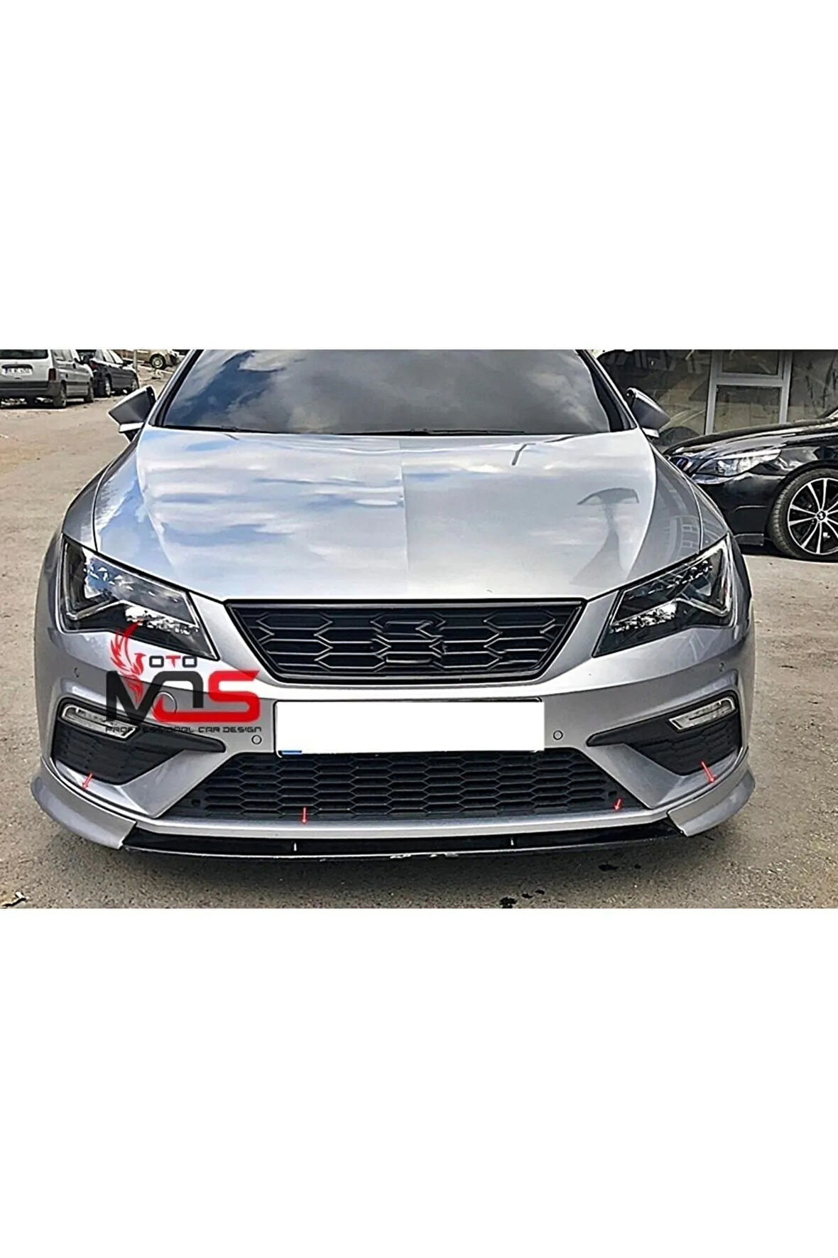 SEAT LEON 3.5 FR ÖN TAMPON EKİ 2018 VE ÜZERİ FİBERGLASS Uyumlu