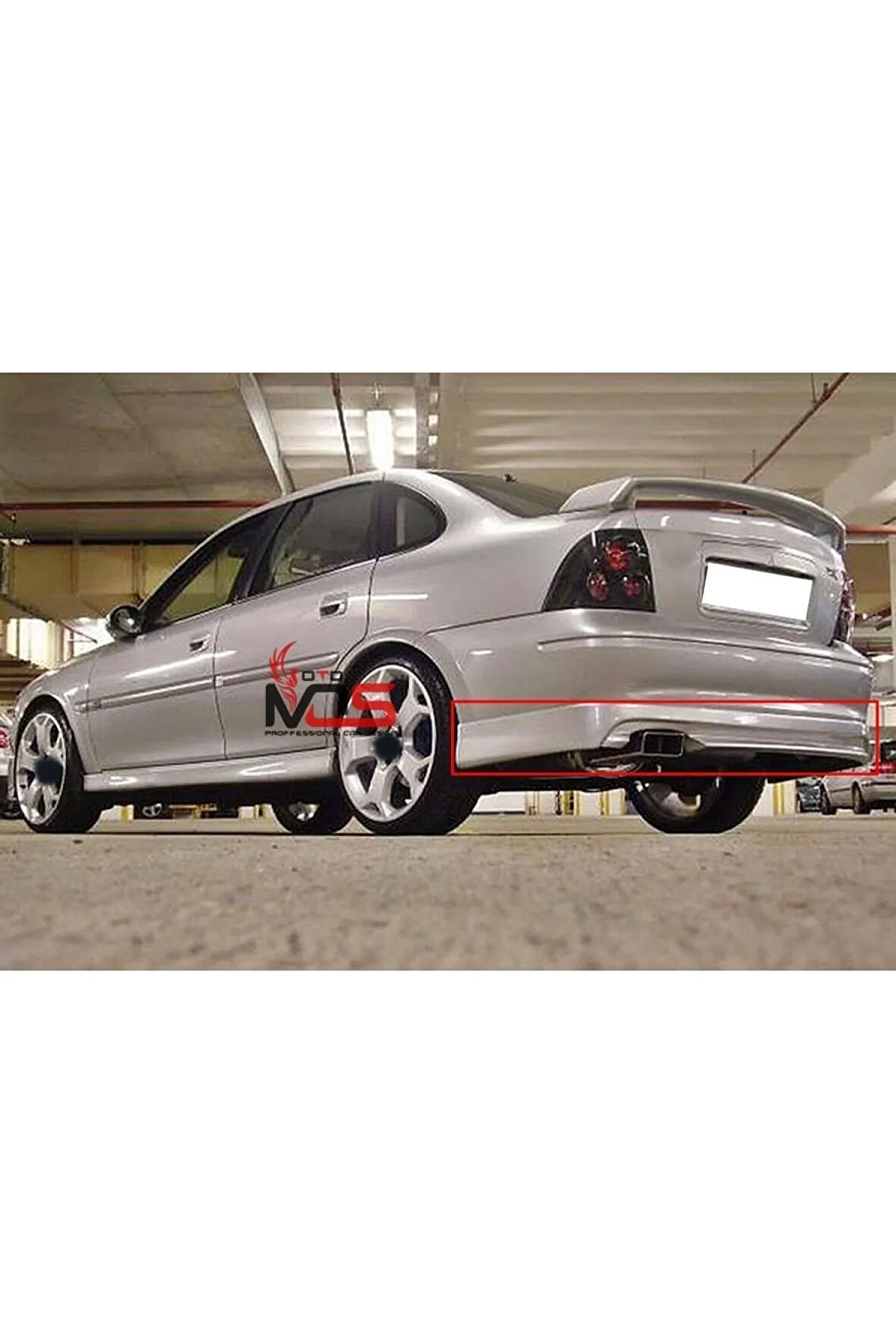 Opel Vectra B Uyumlu Arka Tampon Eki Karlık Makyajlı Kasa Boyasız Fiberglass