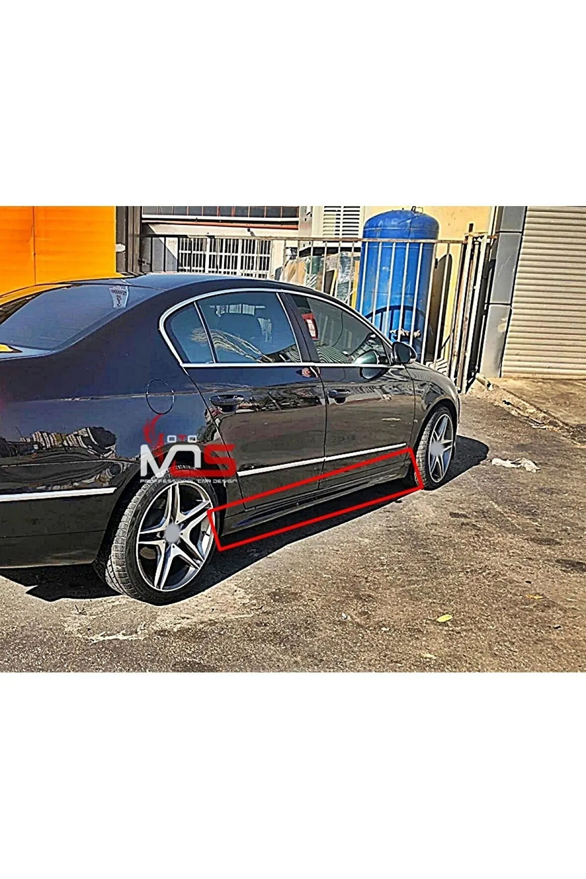 Vw Passat B6 R Line Marşpiyel Sağ Sol Takım Fiberglass Boyasız Oto Mos Garaj