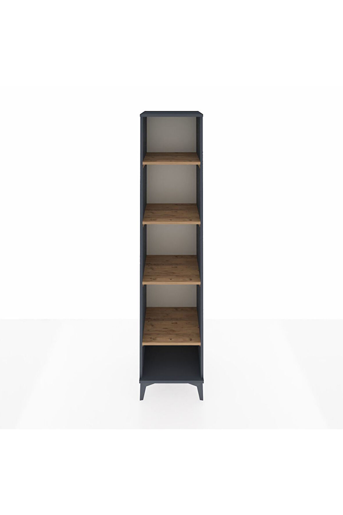 Hyperion Dolap 4 Raflı 44x44x195 Antrasit-Çam