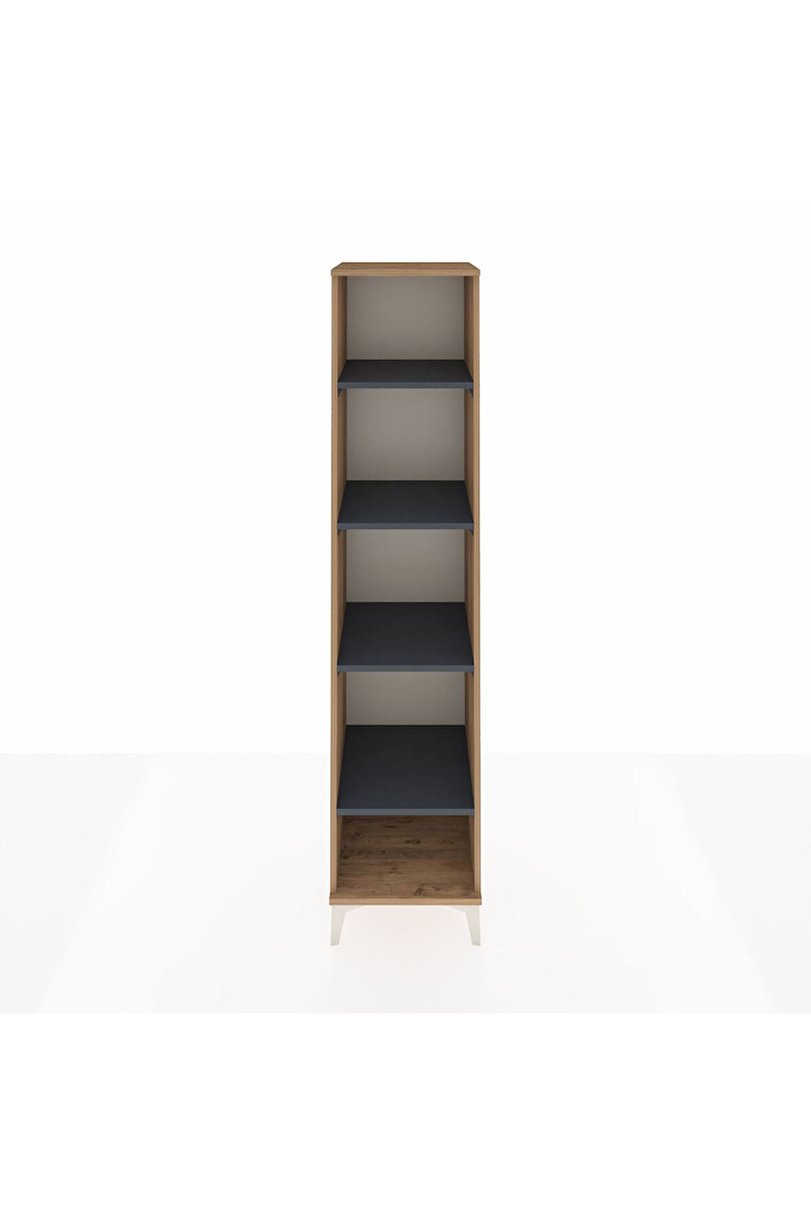 Hyperion Dolap 4 Raflı 44x44x195 Çam-Antrasit