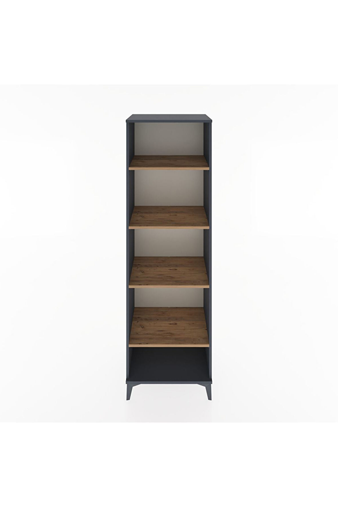 Hyperion Dolap 4 Raflı 60x44x195 Antrasit-Çam